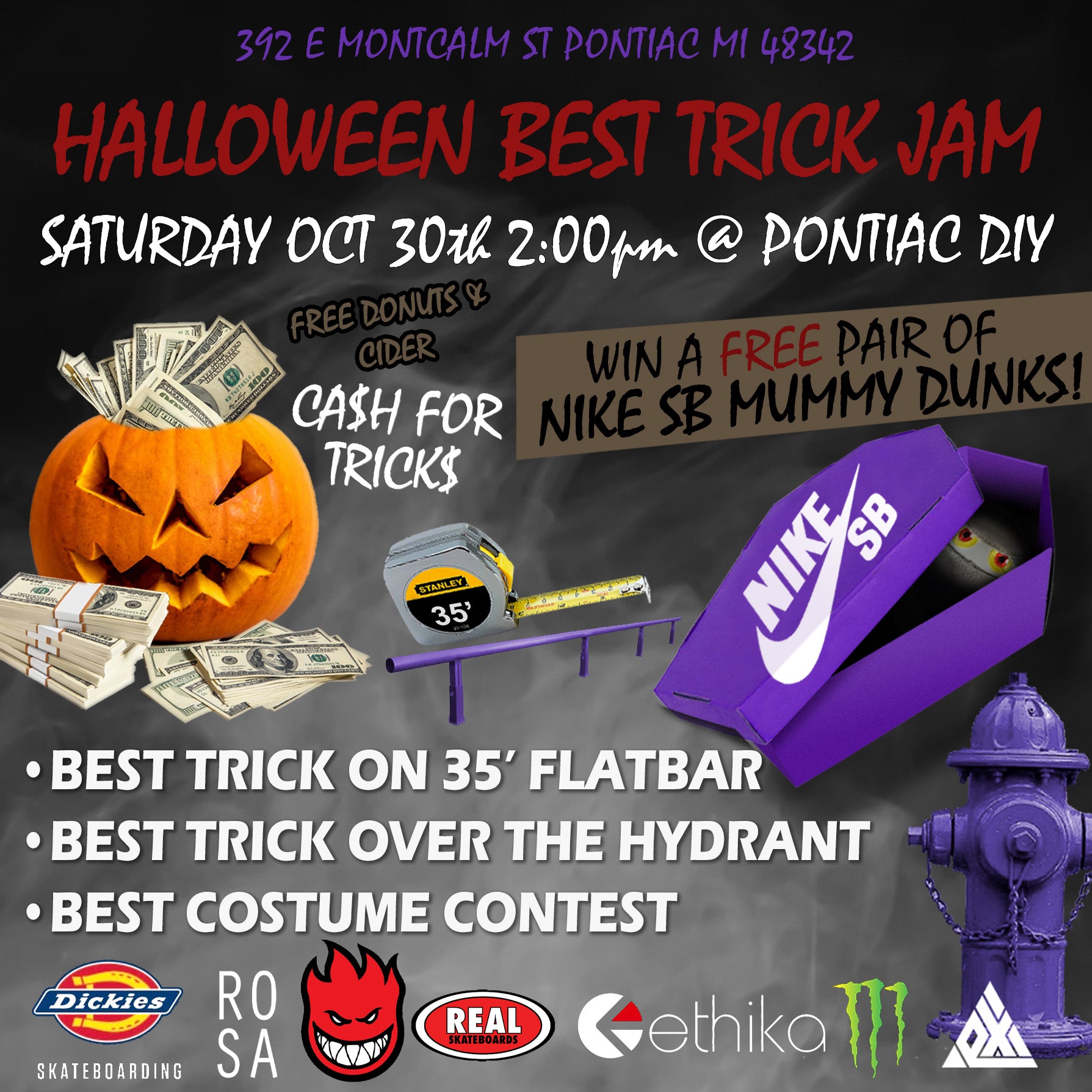 Halloween Jam Sunday, Oct 31st 200pm