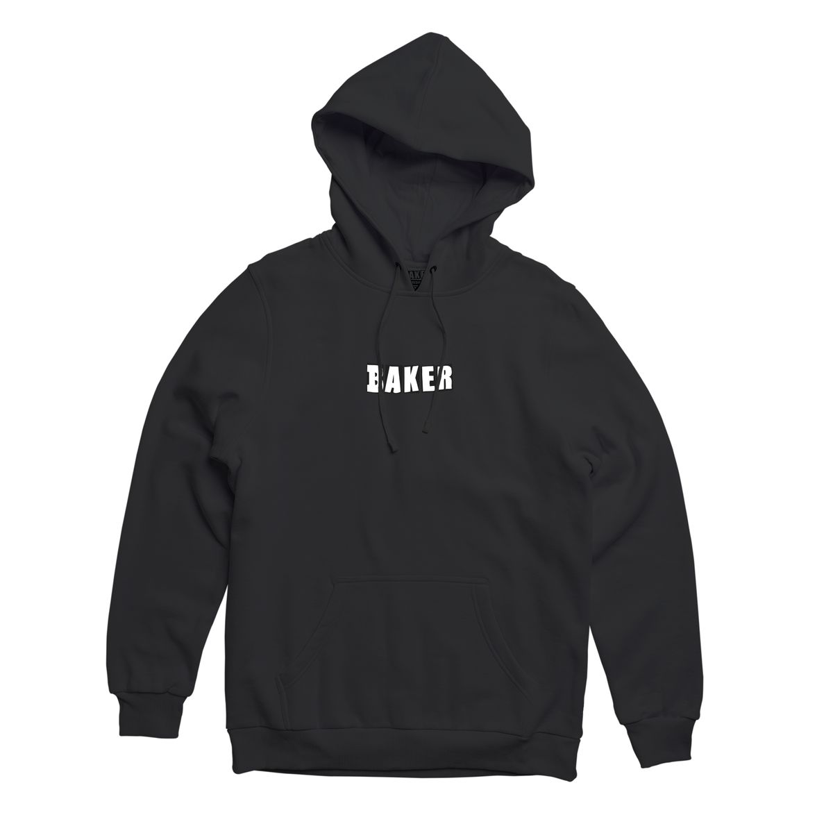 Black Small Brand Logo Baker Hoodie