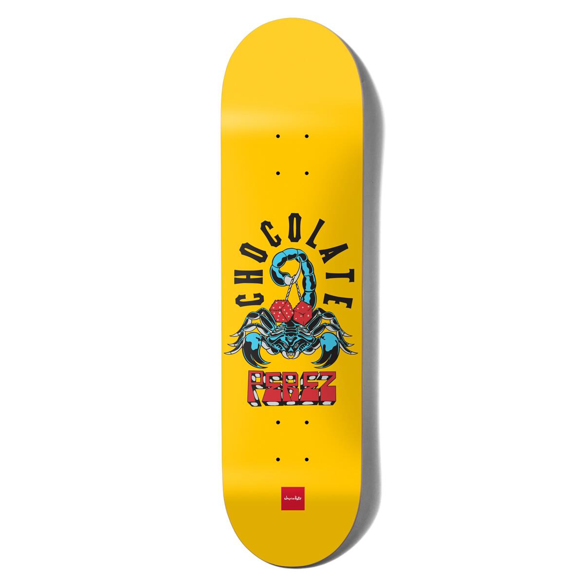 Stevie Perez Scorpion Dice Chocolate Skateboard Deck