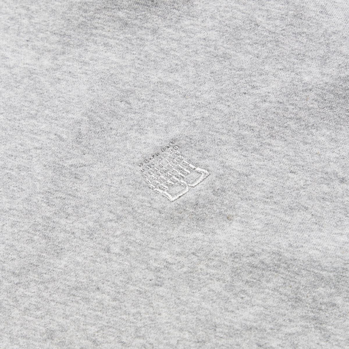 Grey Bronze 56K Logo Crewneck Detail