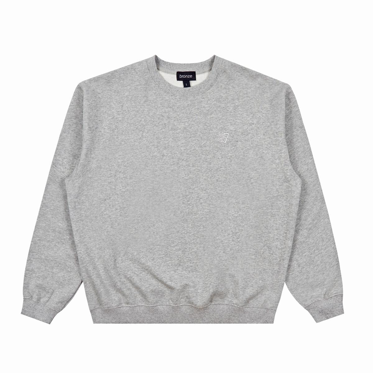 Grey Bronze 56K Logo Crewneck