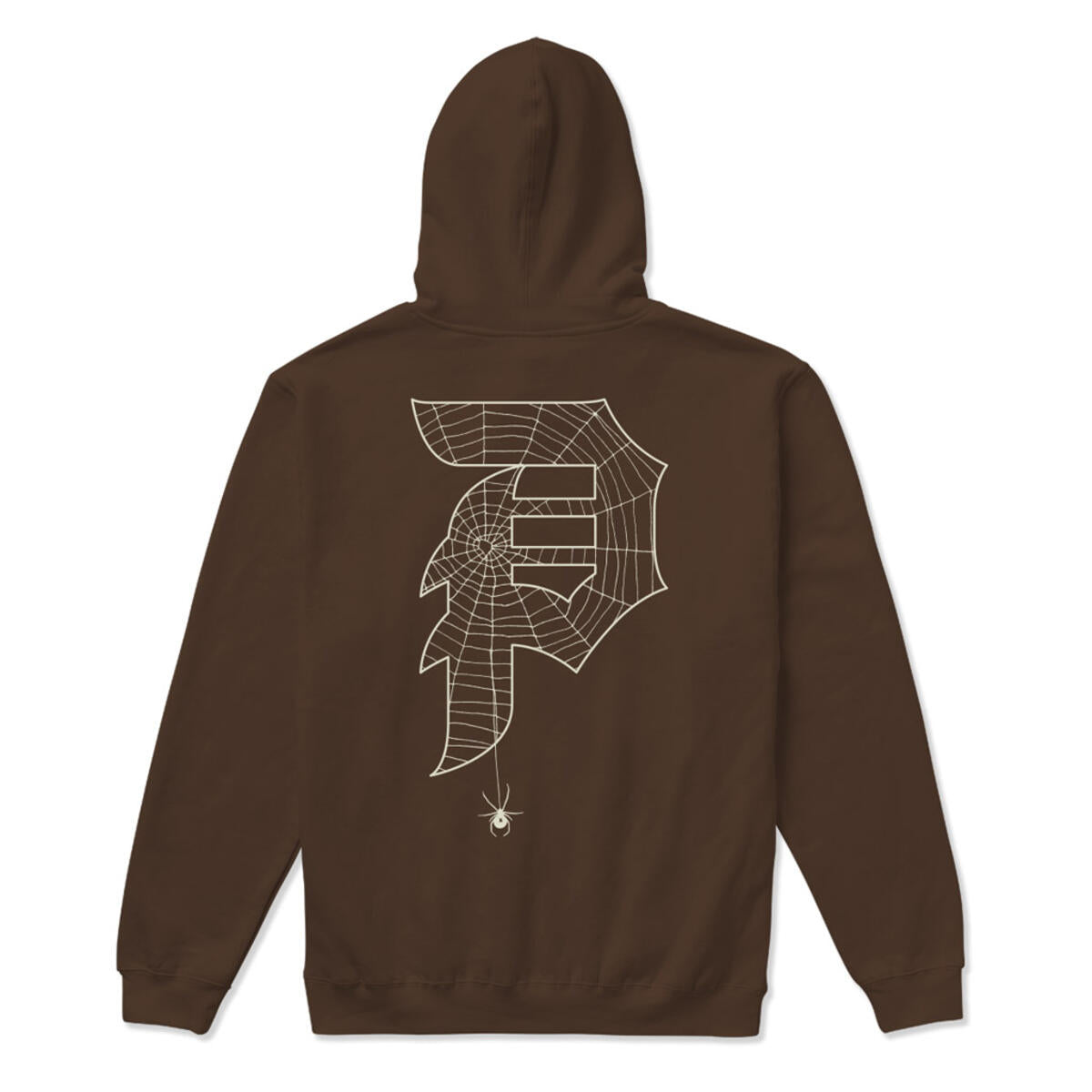 Brown Poison Primitive Skate Hoodie Back