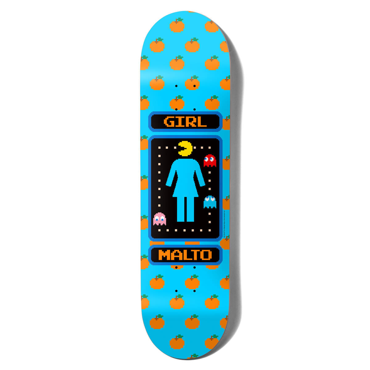 Girl Malto Pac-Man Skateboard Deck, image size:1200x1200