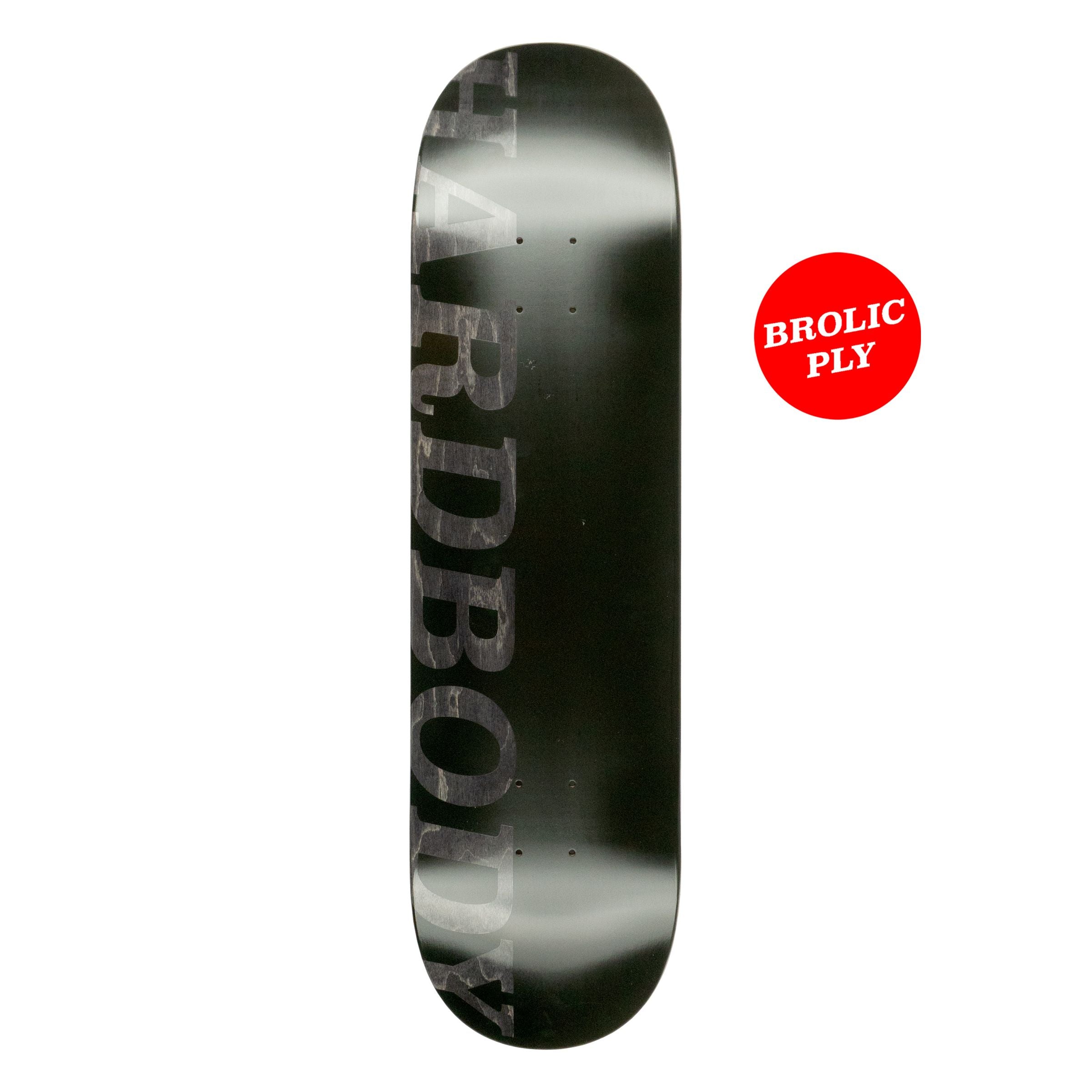 Black Hardbody Basalt Brolic skateboard deck