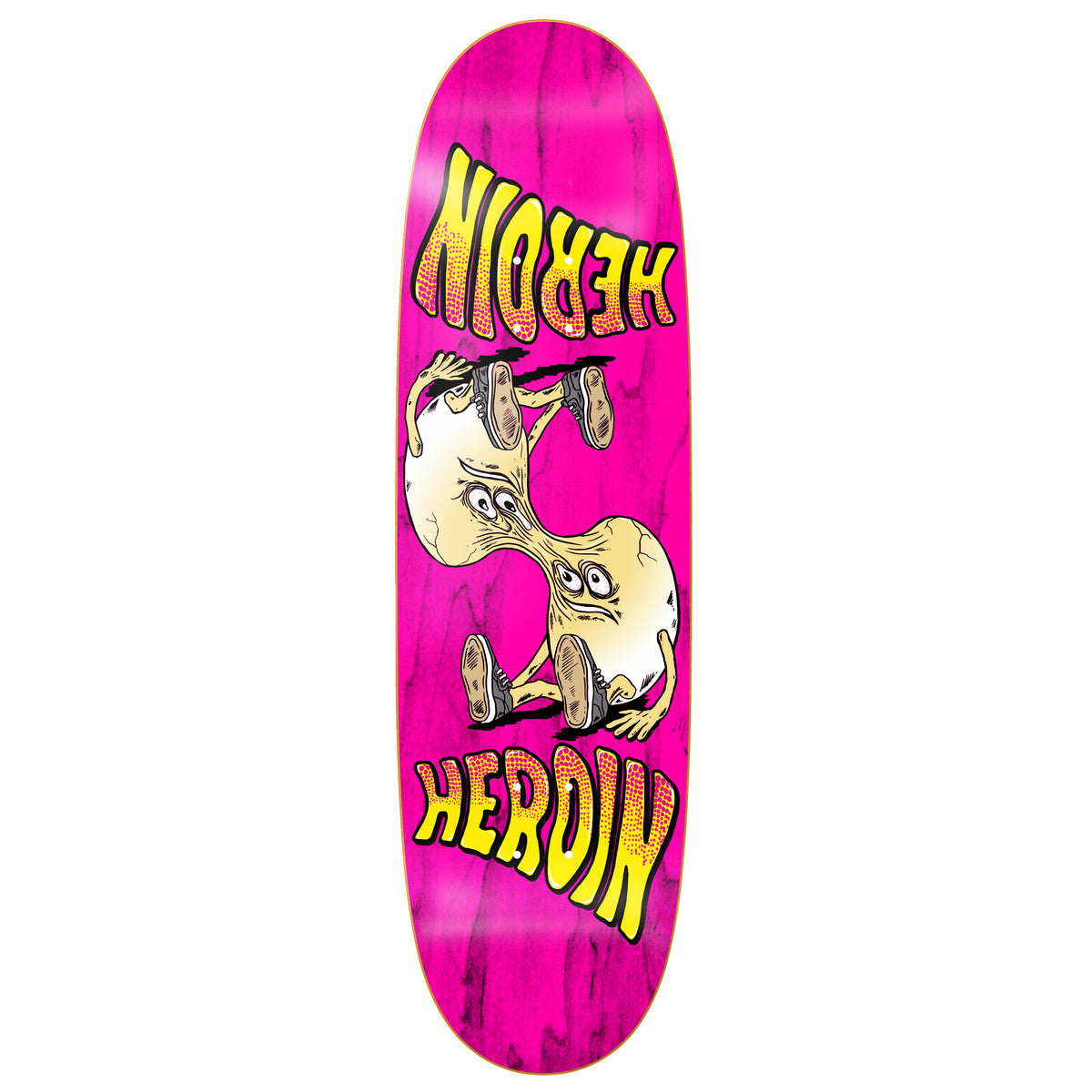 Merged Egg Heroin Skateboard Deck
