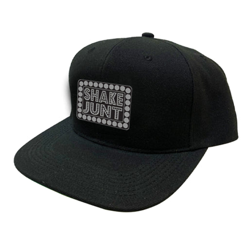 Shake Junt Greyscale Strapback Hat - Black