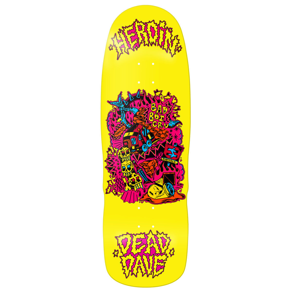 Dead Dave Trainlines Heroin Skateboards Deck