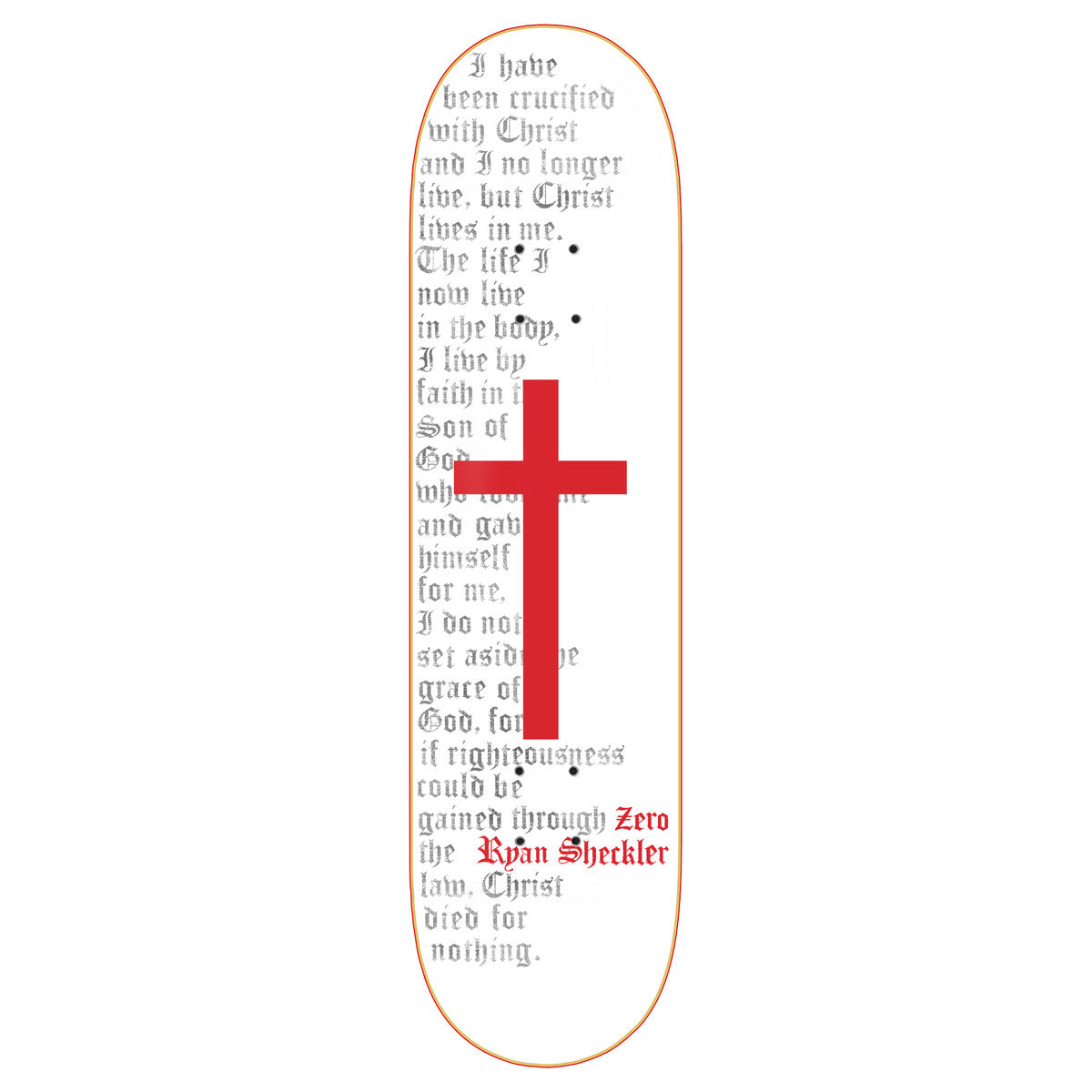 Ryan Sheckler Cross Zero Skateboard Deck