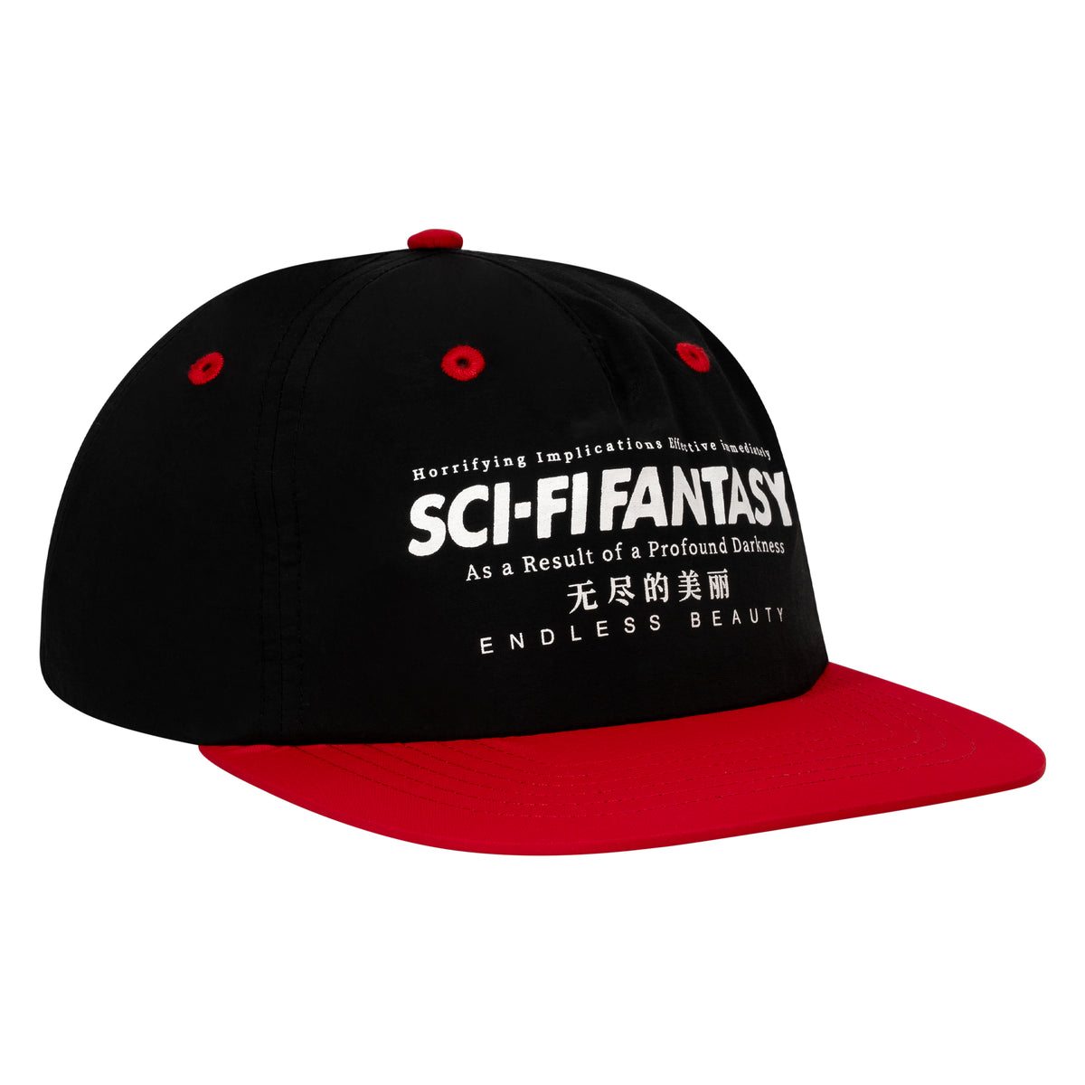 Sci-Fi Profound Darkness Hat - Black/Red