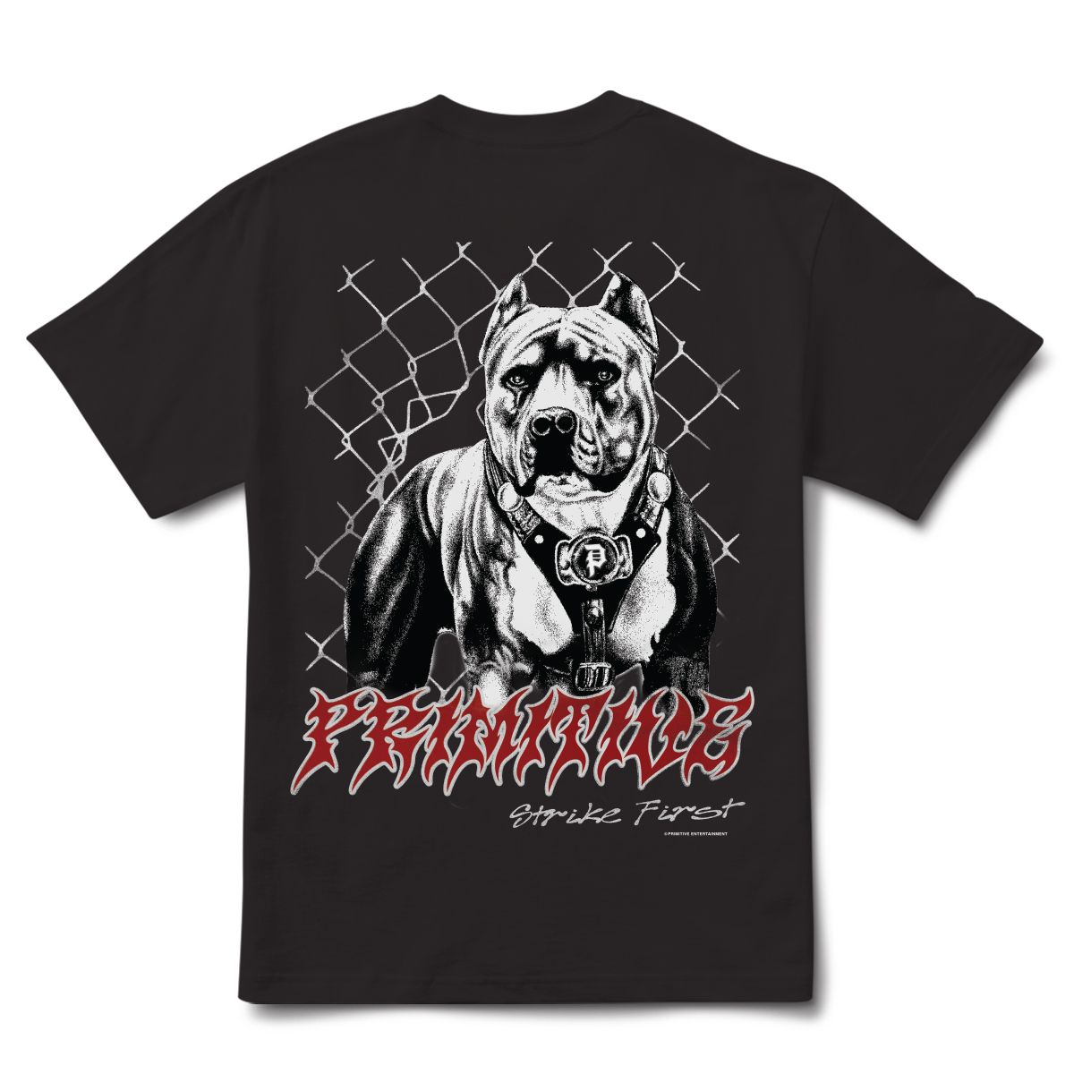Vic Primitive Black T-Shirt Back