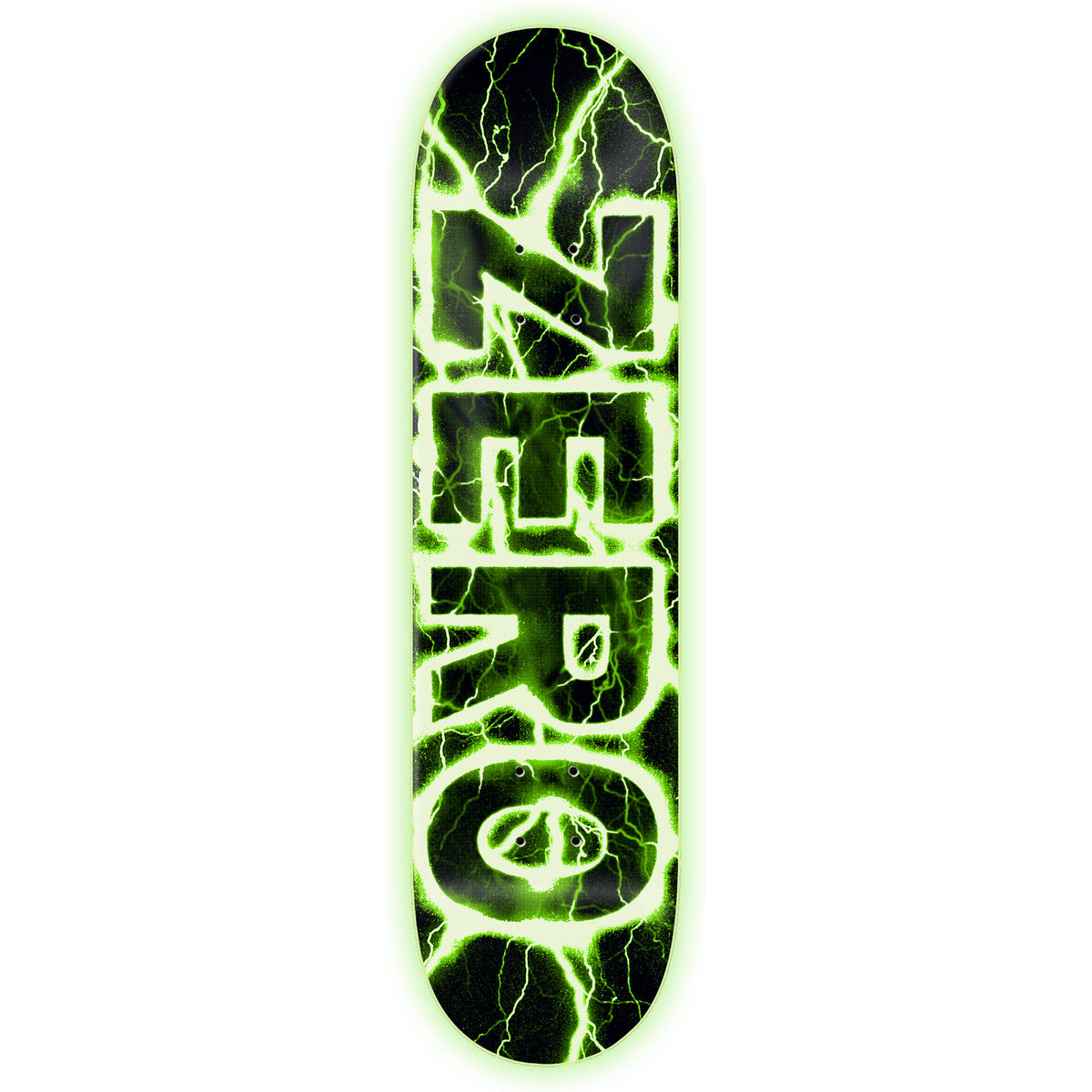 Zero Lightning Skateboard Deck - Glow In The Dark Dipped