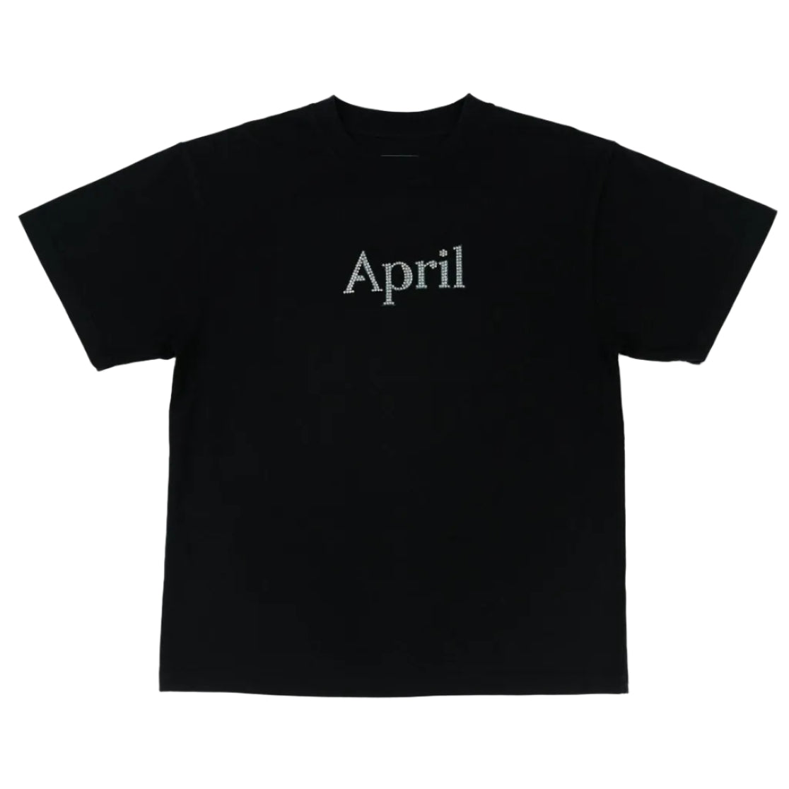 Black Rhinestone April Tee