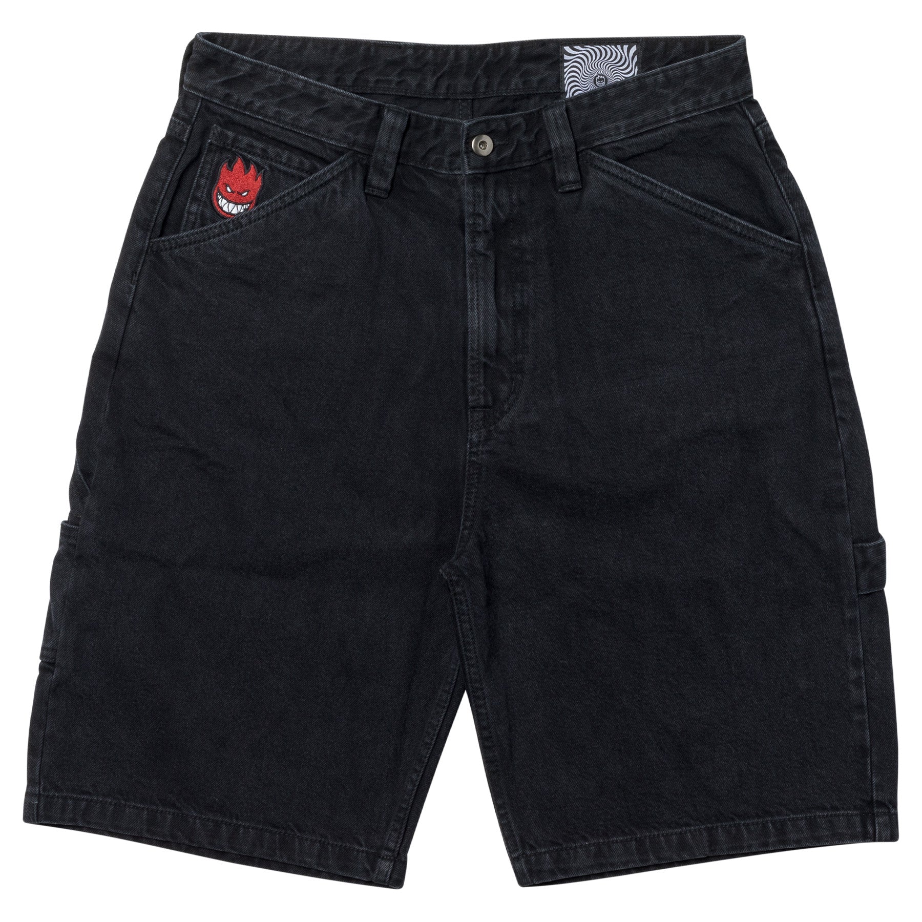 Black Bighead Fill Spitfire Denim Shorts