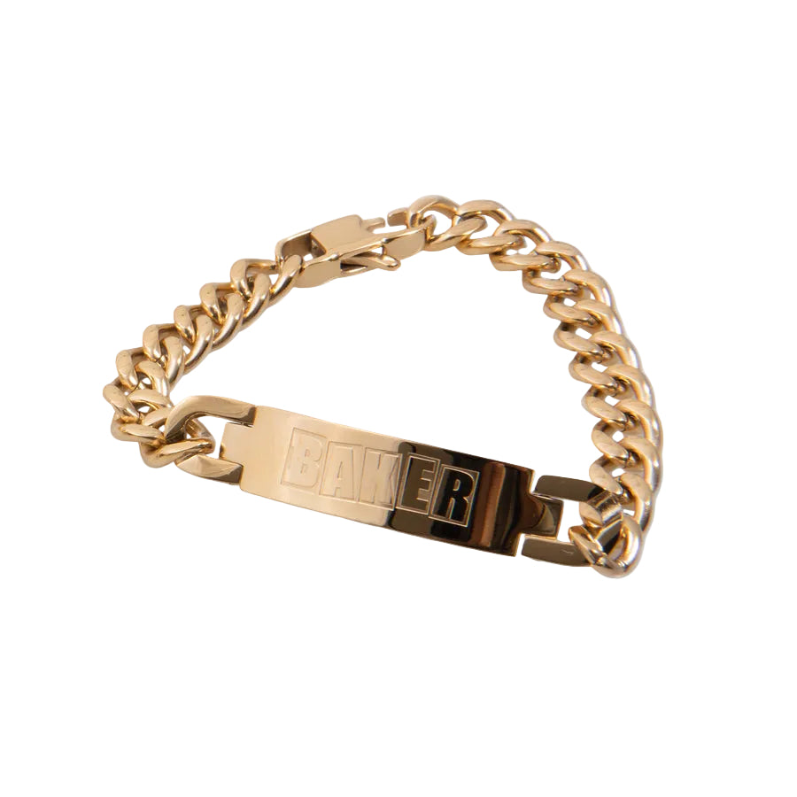 Gold Baker Logo ID Bracelet