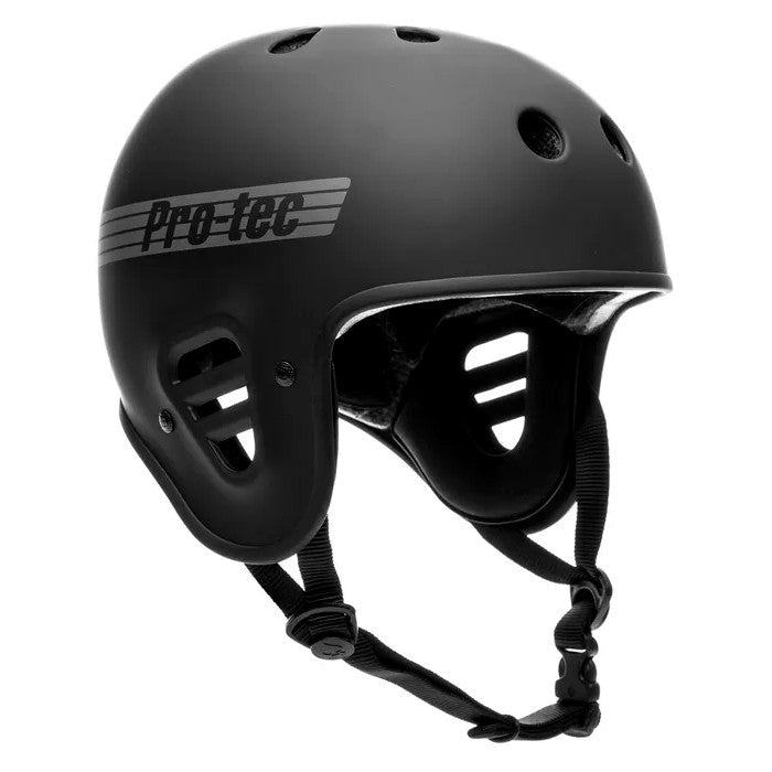 Matte Black Full Cut Certified Pro Tec Helmet