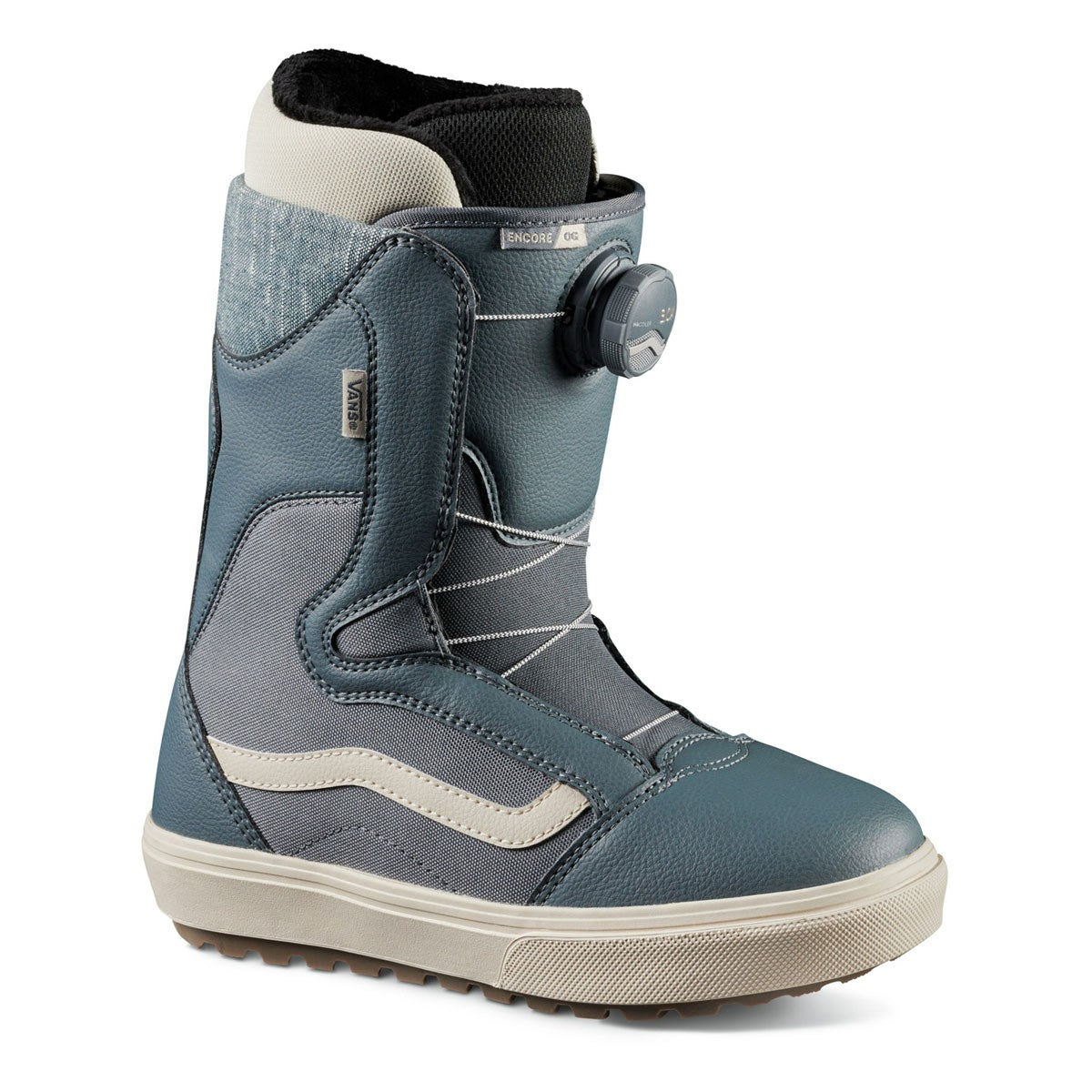 Grey/White Encore OG Women's Vans Snowboard Boots