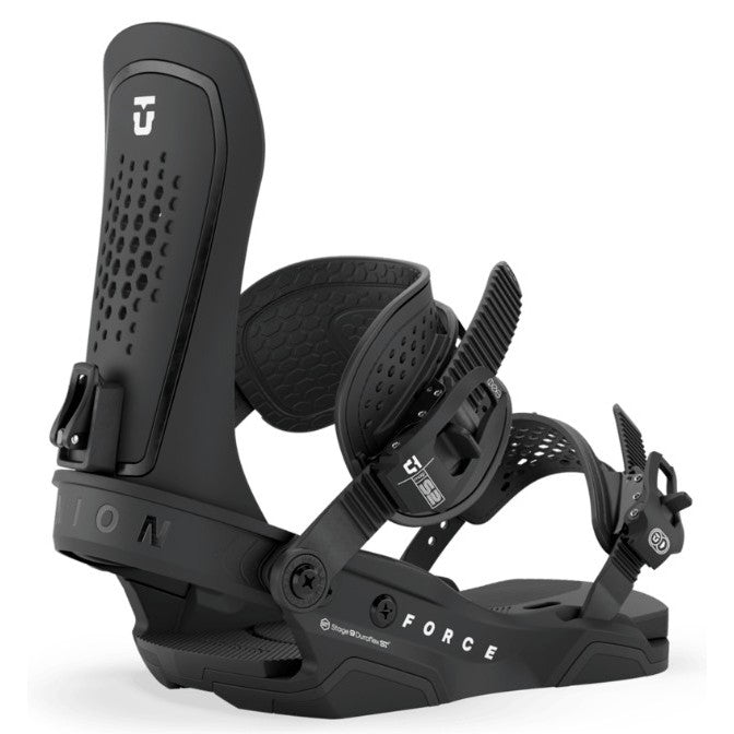 Black 2027 Force Union Snowboard Bindings
