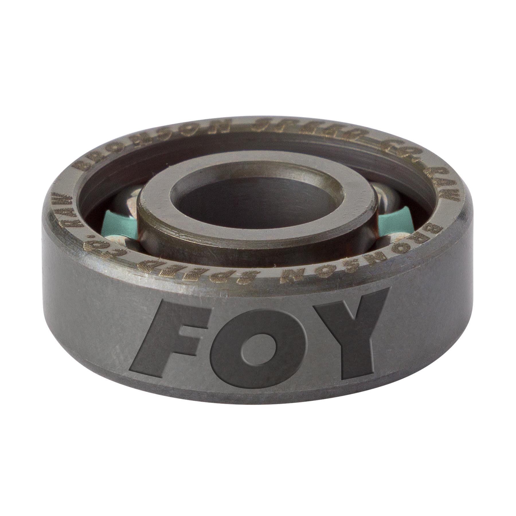 Bronson Jamie Foy Pro Raw Shieldless Skateboard Bearings