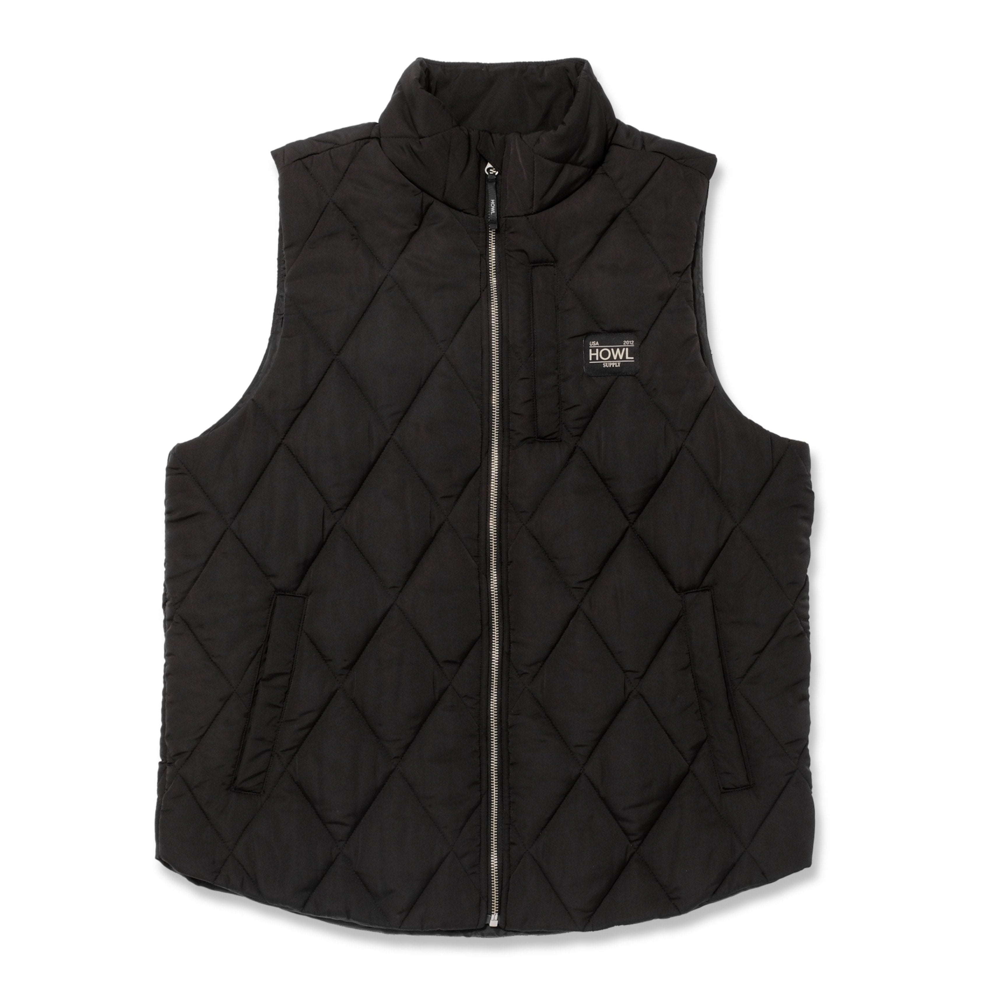 Black Semi-Puffy Howl Vest