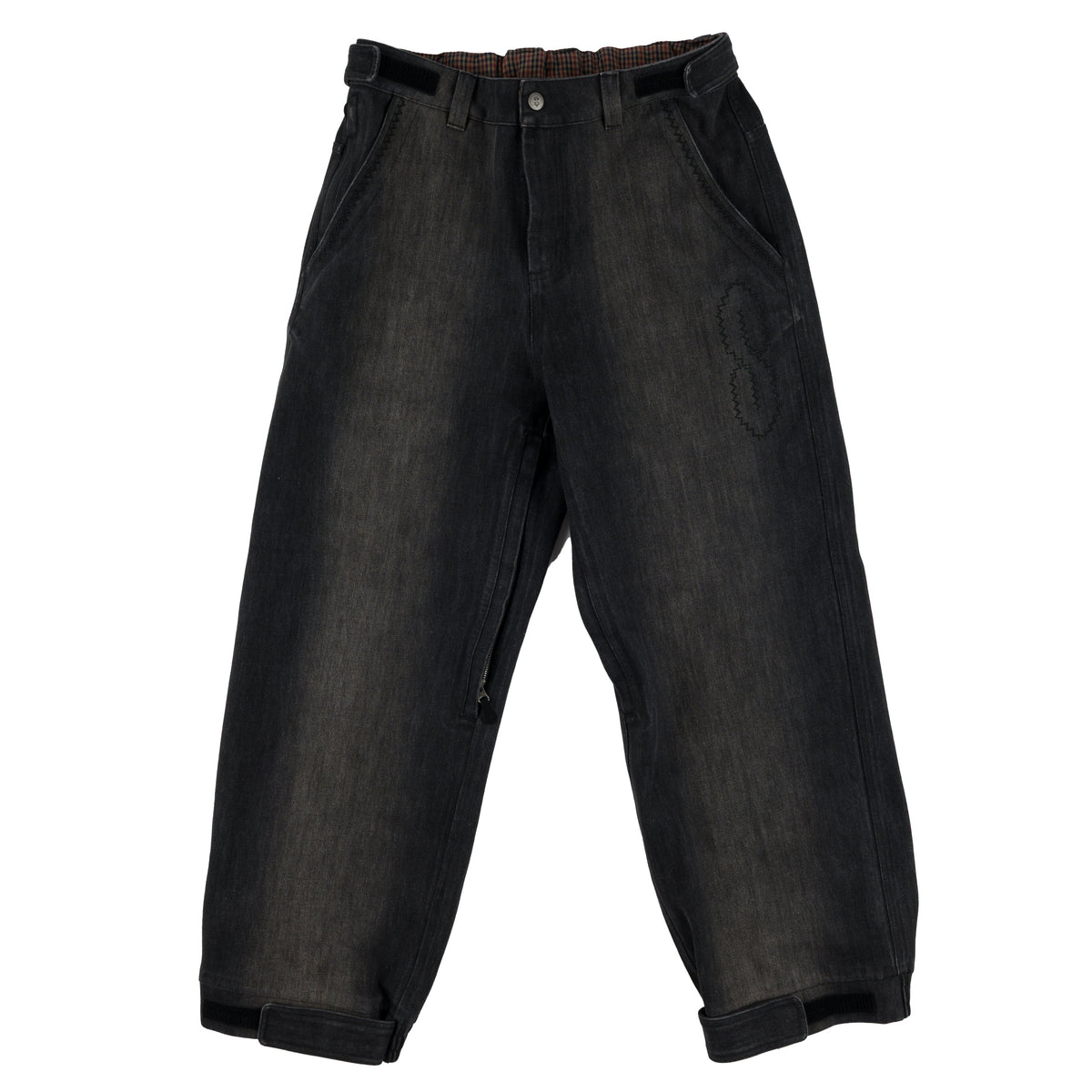 Black Denim 3 Ply Souvenir Snow Pants