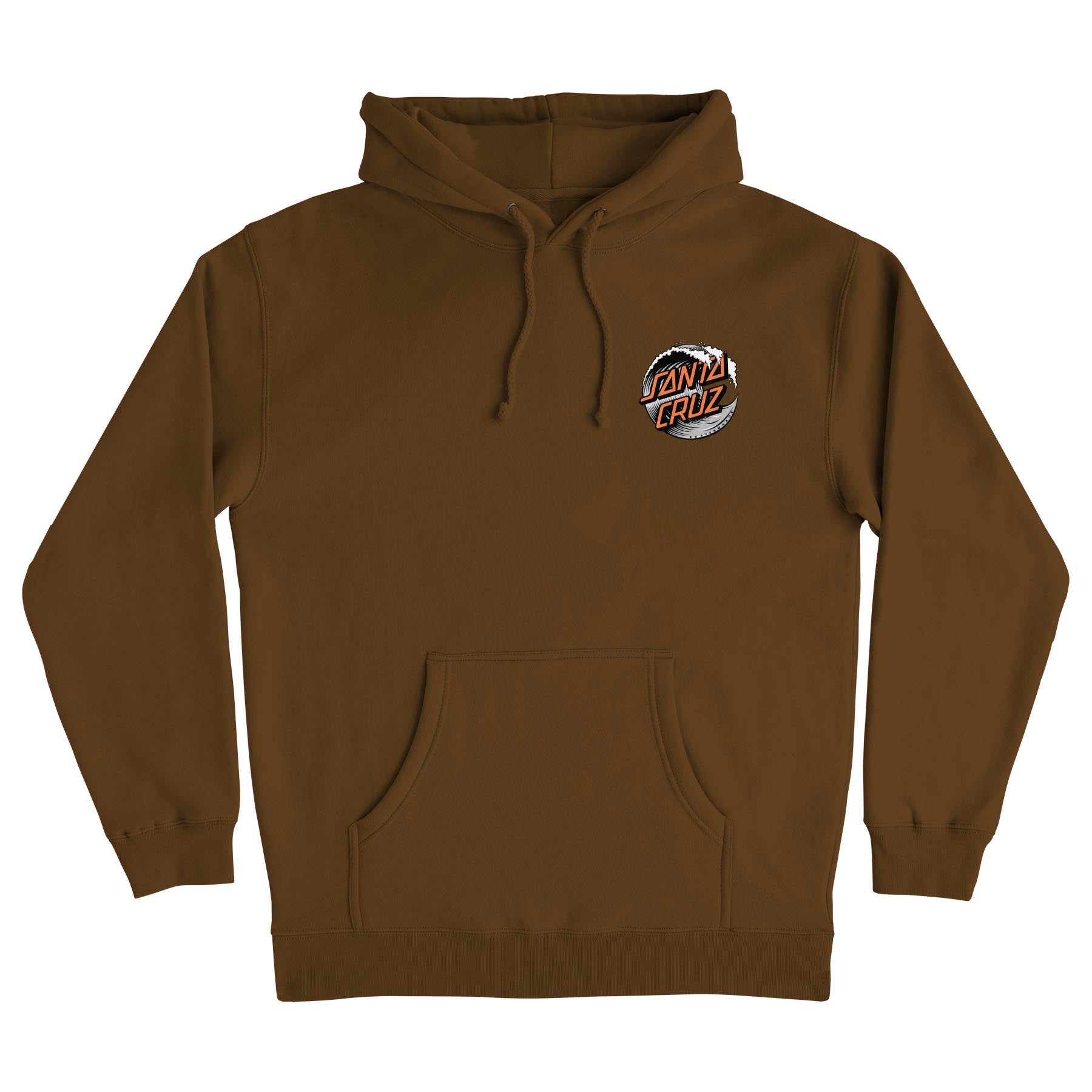 Brown Wave Dot Santa Cruz Hoodie