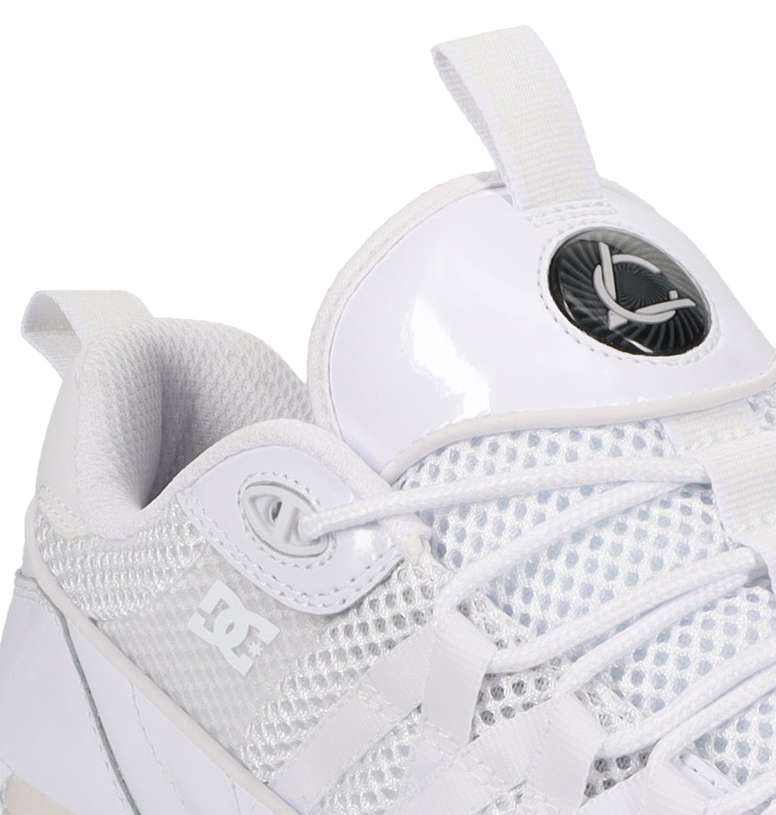 White Lucien Clark DC Shoes Close Up