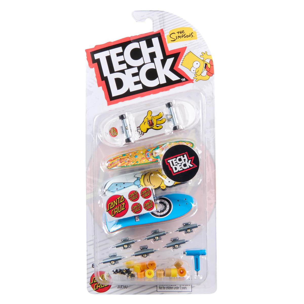 Tech Deck Ultra DLX Fingerboard Complete 4-Pack - Simpsons