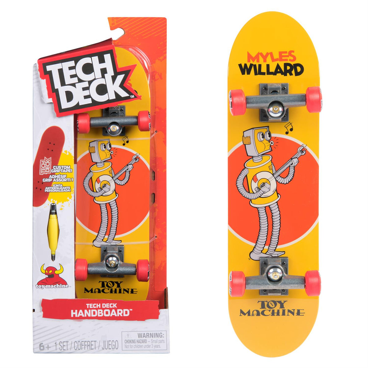 Tech Deck Myles Willard Toy Machine Handboard Complete