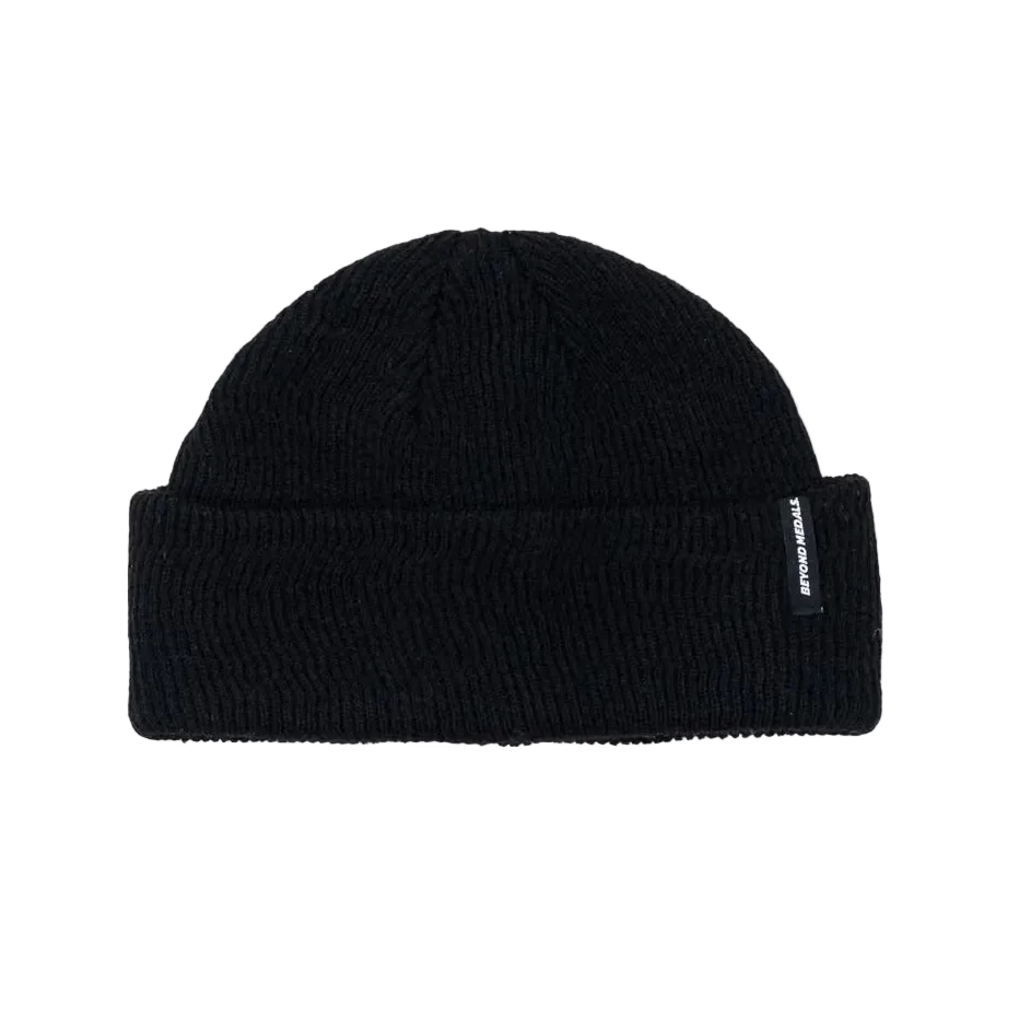 Black Base Beyond Medals Beanie