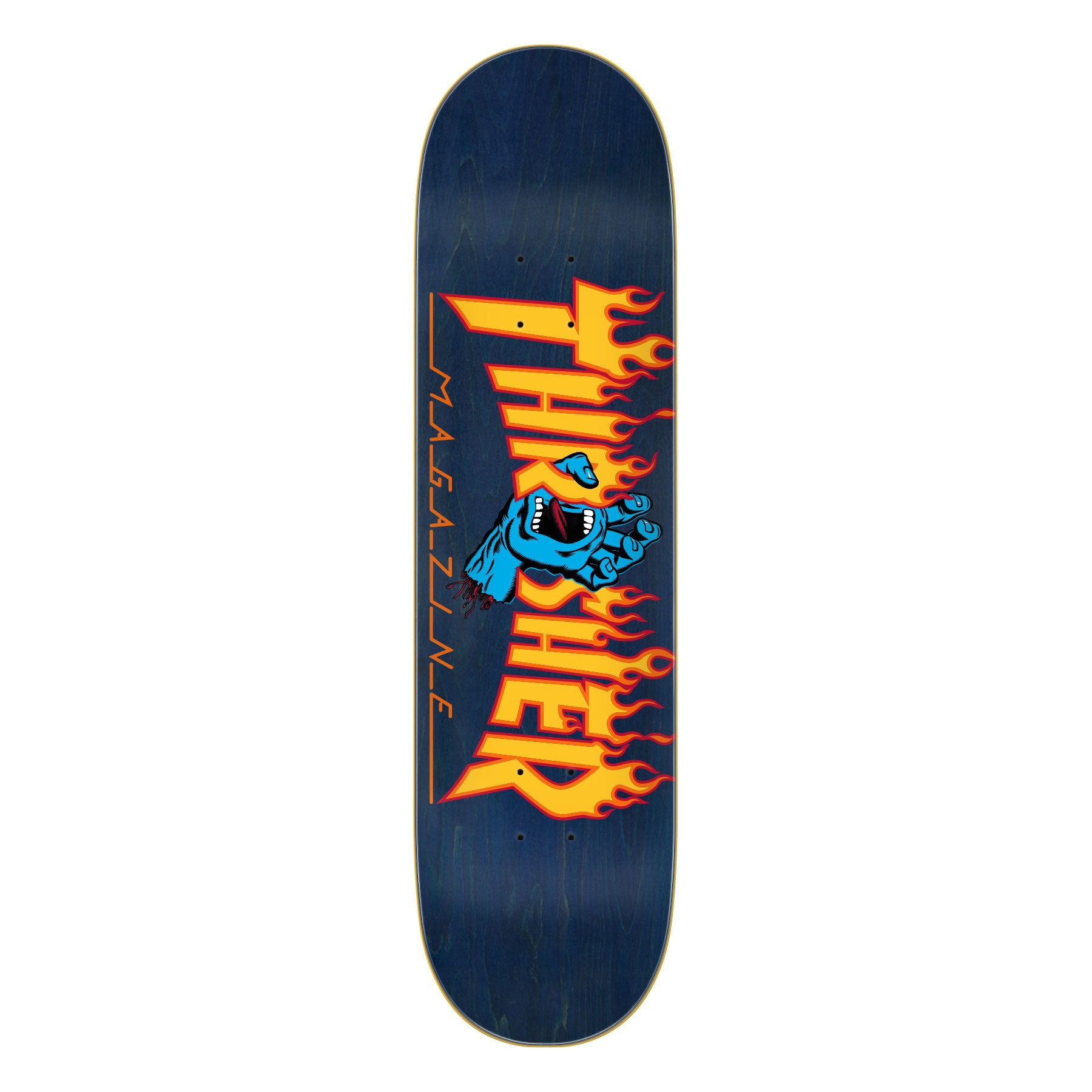 Screaming Flame Santa Cruz x Thrasher Skateboard Deck