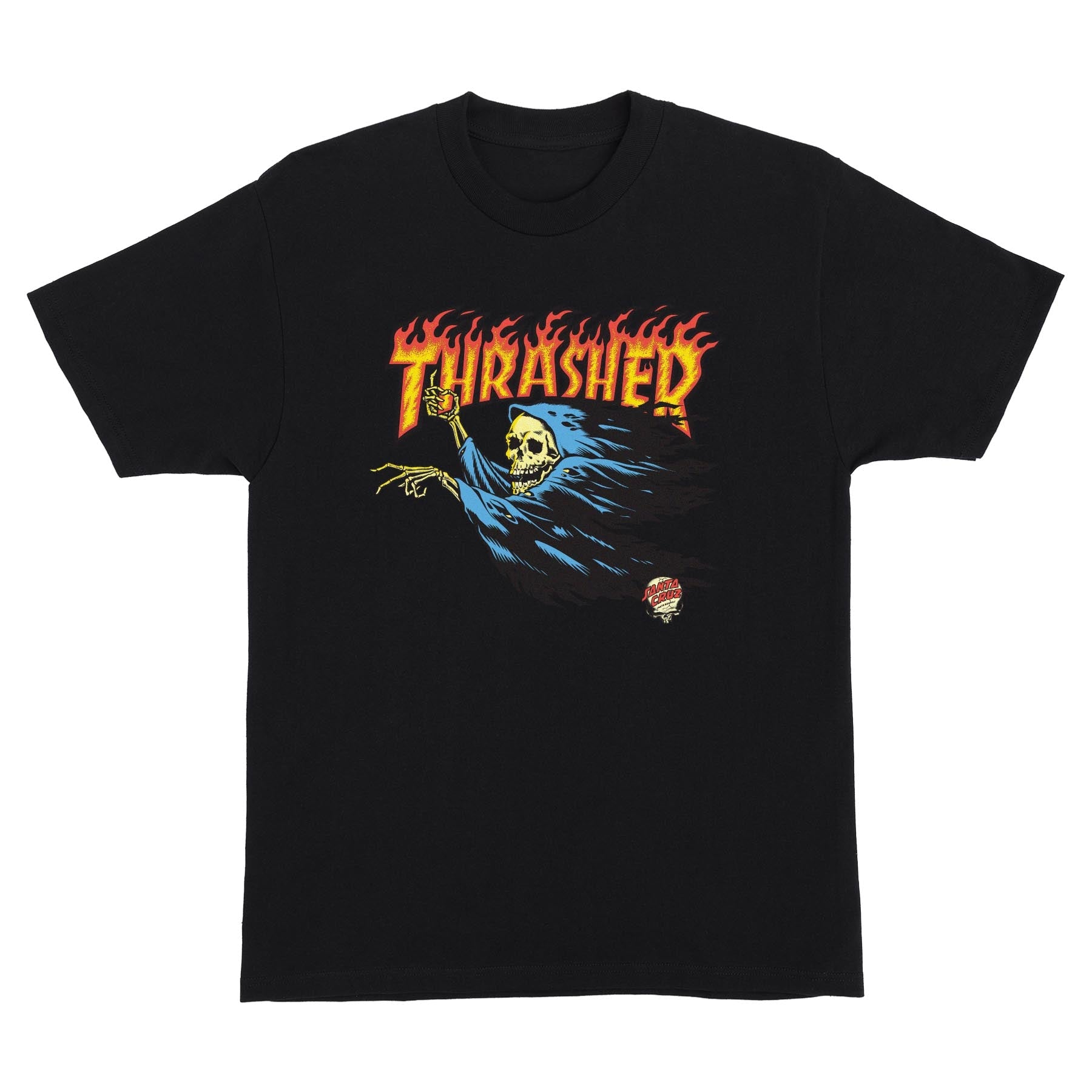 Black Thrasher O'Brien Reaper Santa Cruz T-Shirt