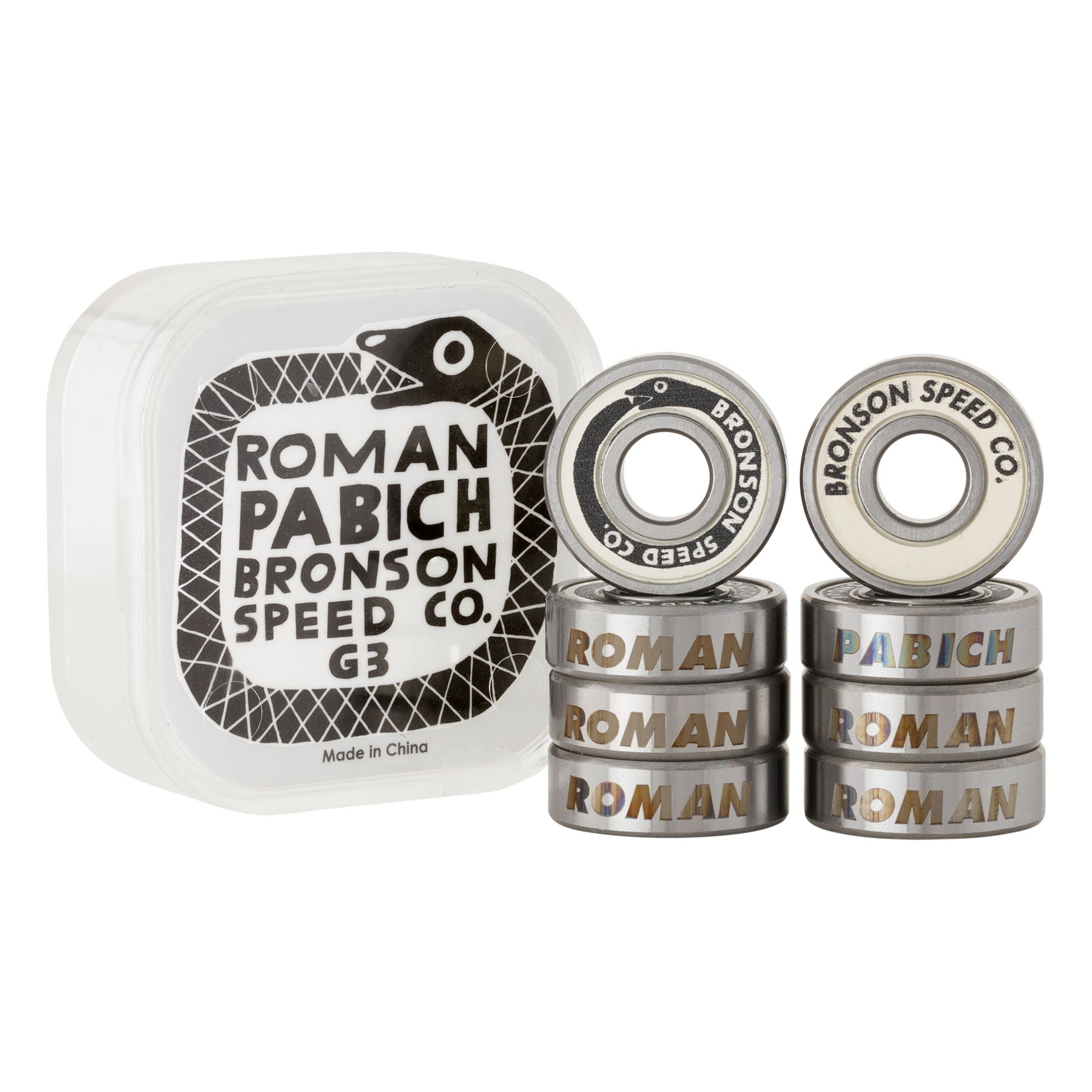 Roman Pabich Bronson G3 Skateboard Bearings