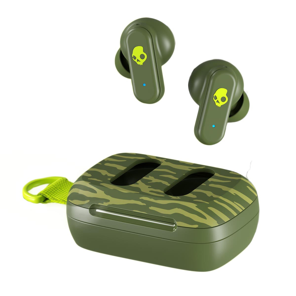 Dark Moss Acid Snow Camo Dime 3 Skullcandy Ear Buds