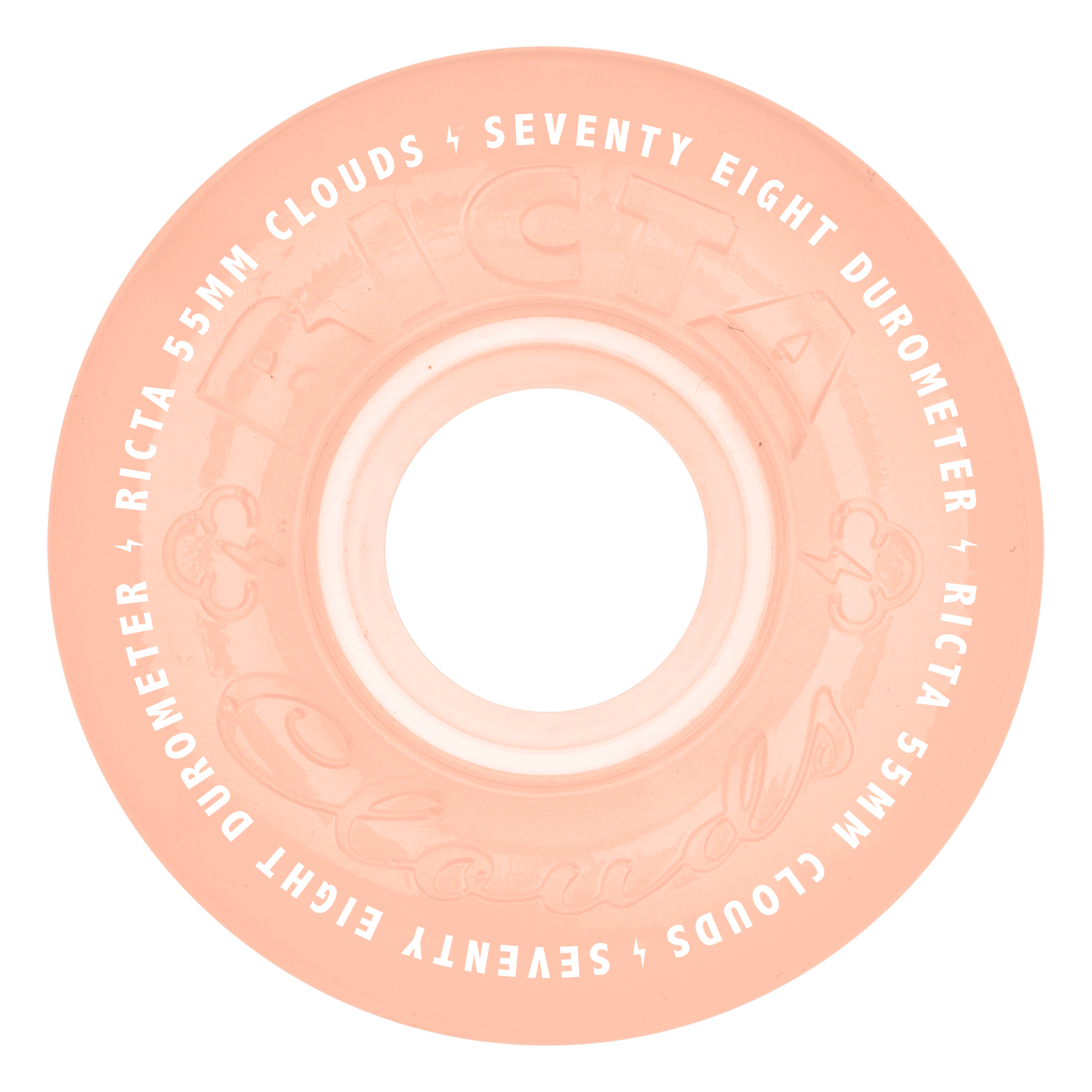 Red Glow In The Dark Ricta Clouds Wheels