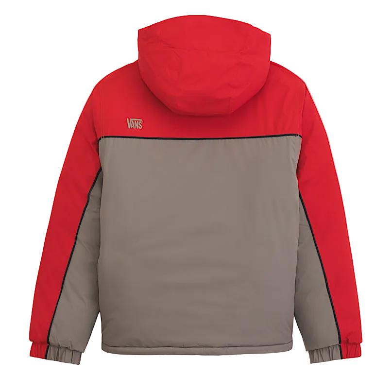 90's Big Block Vans Racing Red Snowboard Jacket Back