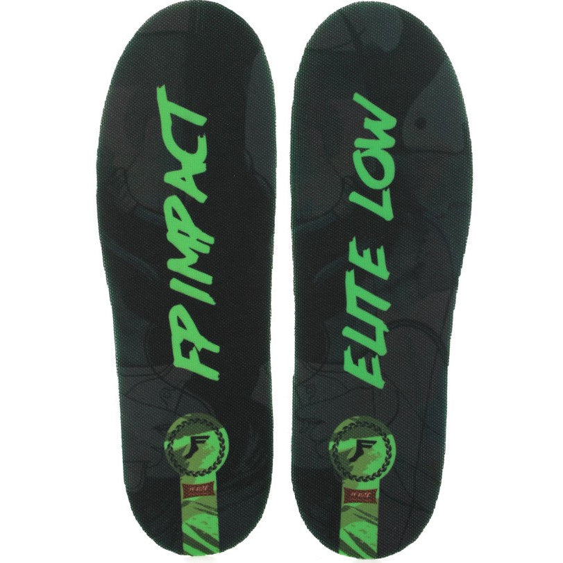 FP Kingfoam Comfort+ Low Profile Insoles Black Camo/Green
