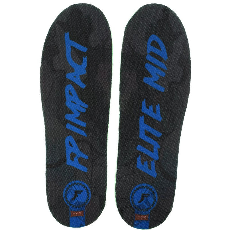 FP Kingfoam Comfort+ Mid Profile Insoles Black Camo/Blue