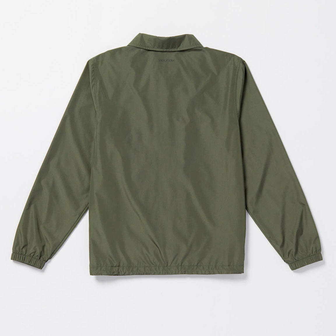 Squadron Green Skate Vitals Volcom Coaches Jacket Back