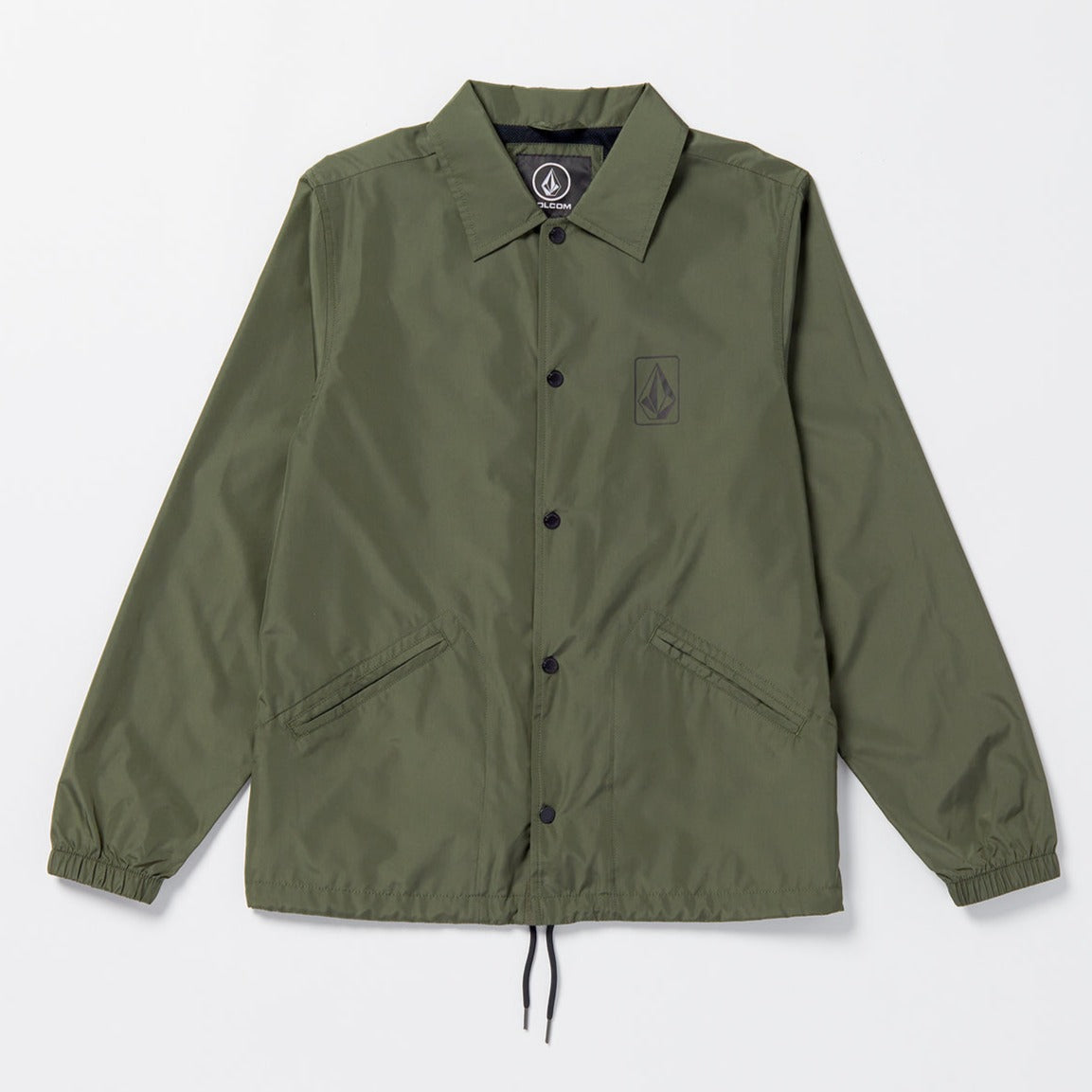 Squadron Green Skate Vitals Volcom Coaches Jacket