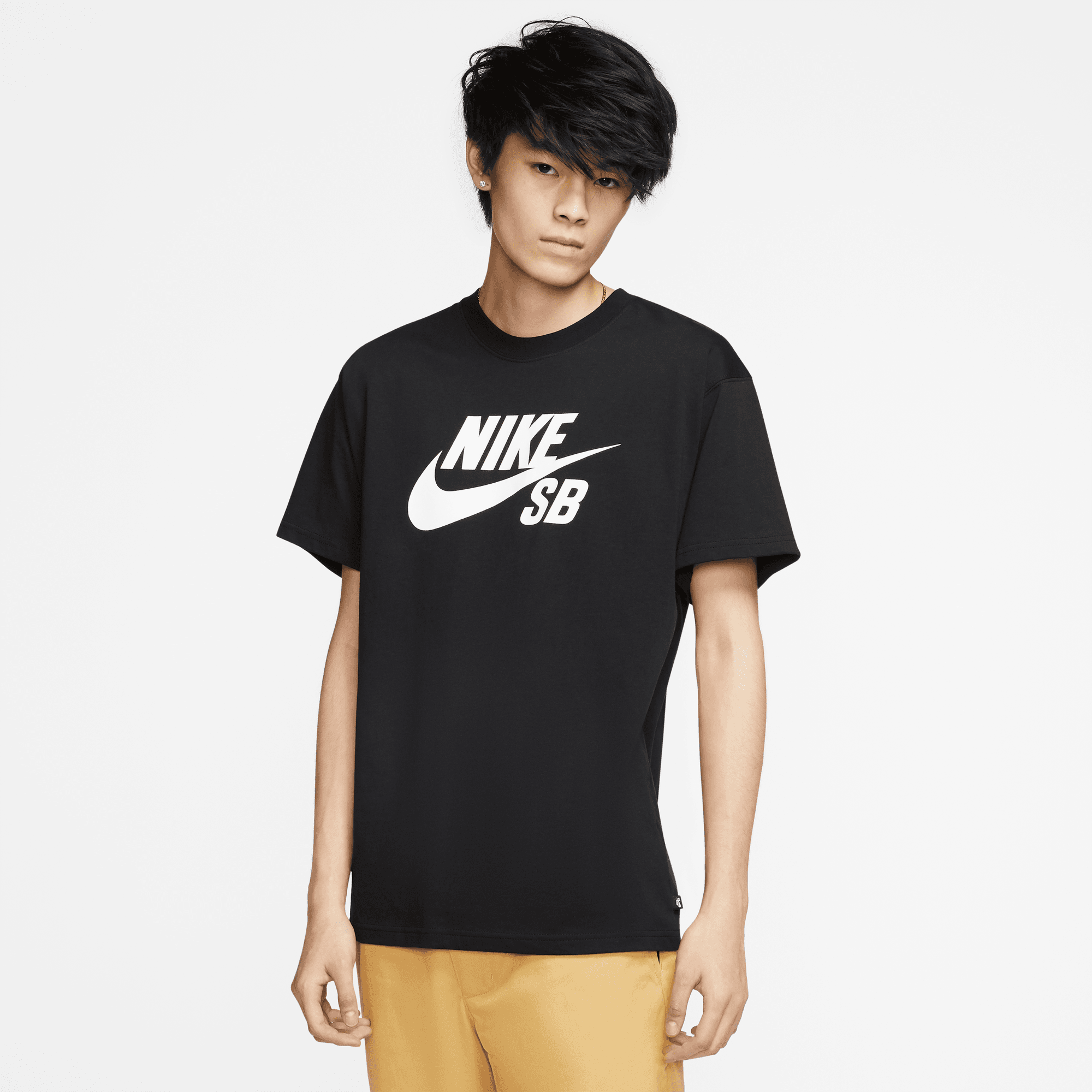 Black/White Nike SB Logo T-Shirt