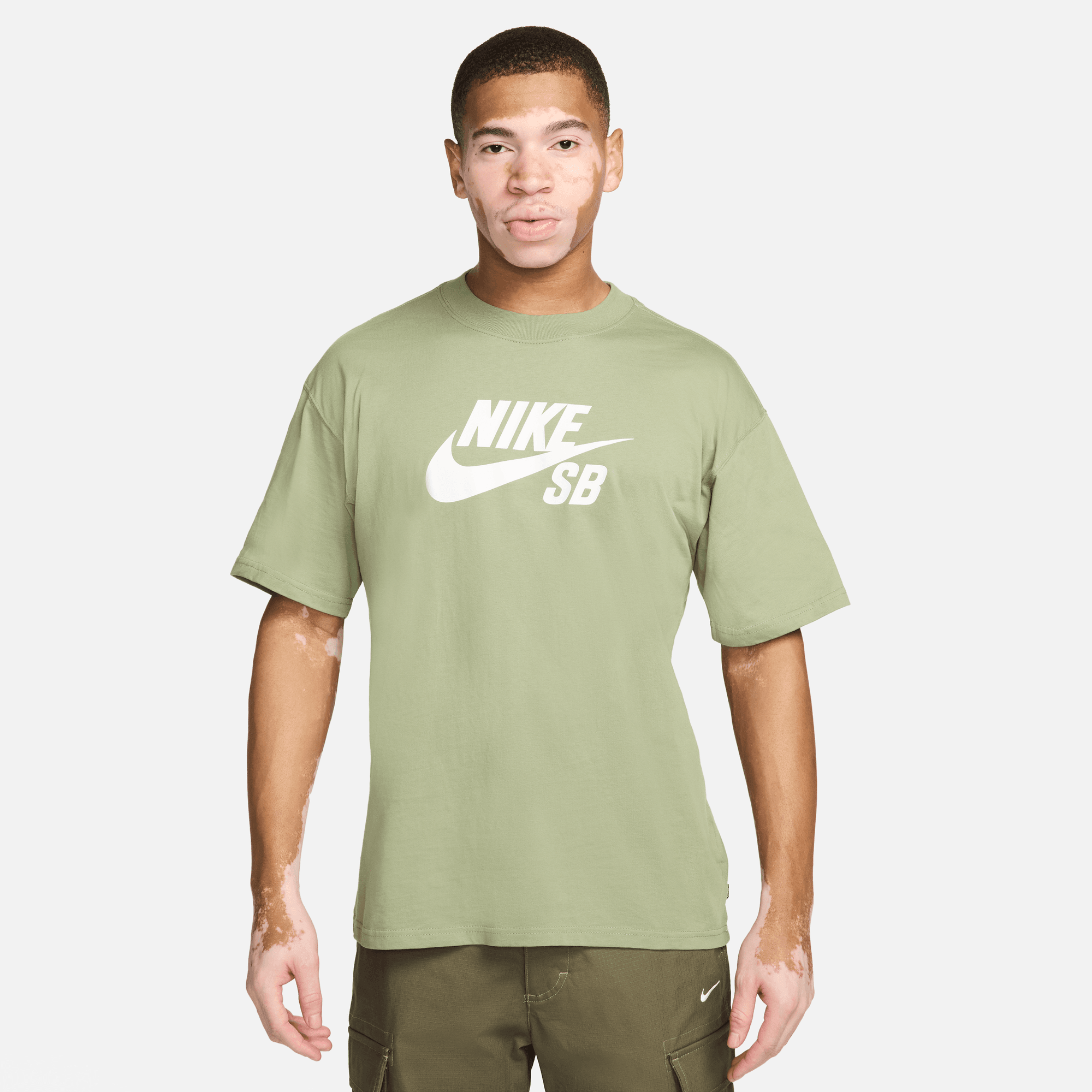 Oil Green Nike SB Logo T-Shirt