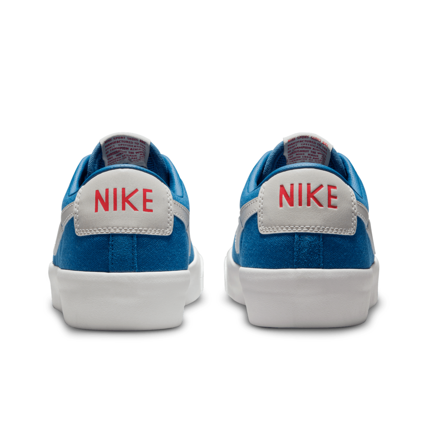 Court Blue GT Blazer Low Pro Nike SB Skate Shoe Back