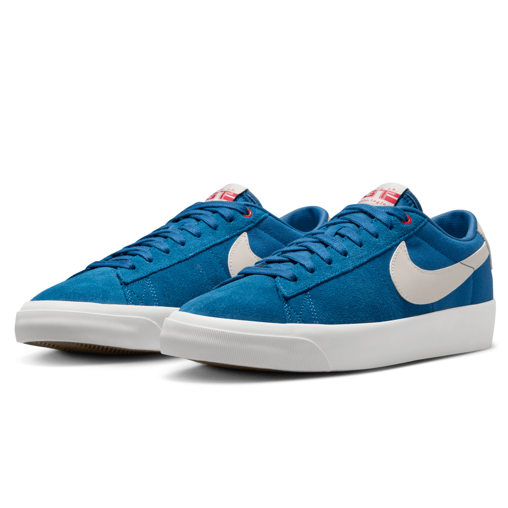 Court Blue GT Blazer Low Pro Nike SB Skate Shoe Front