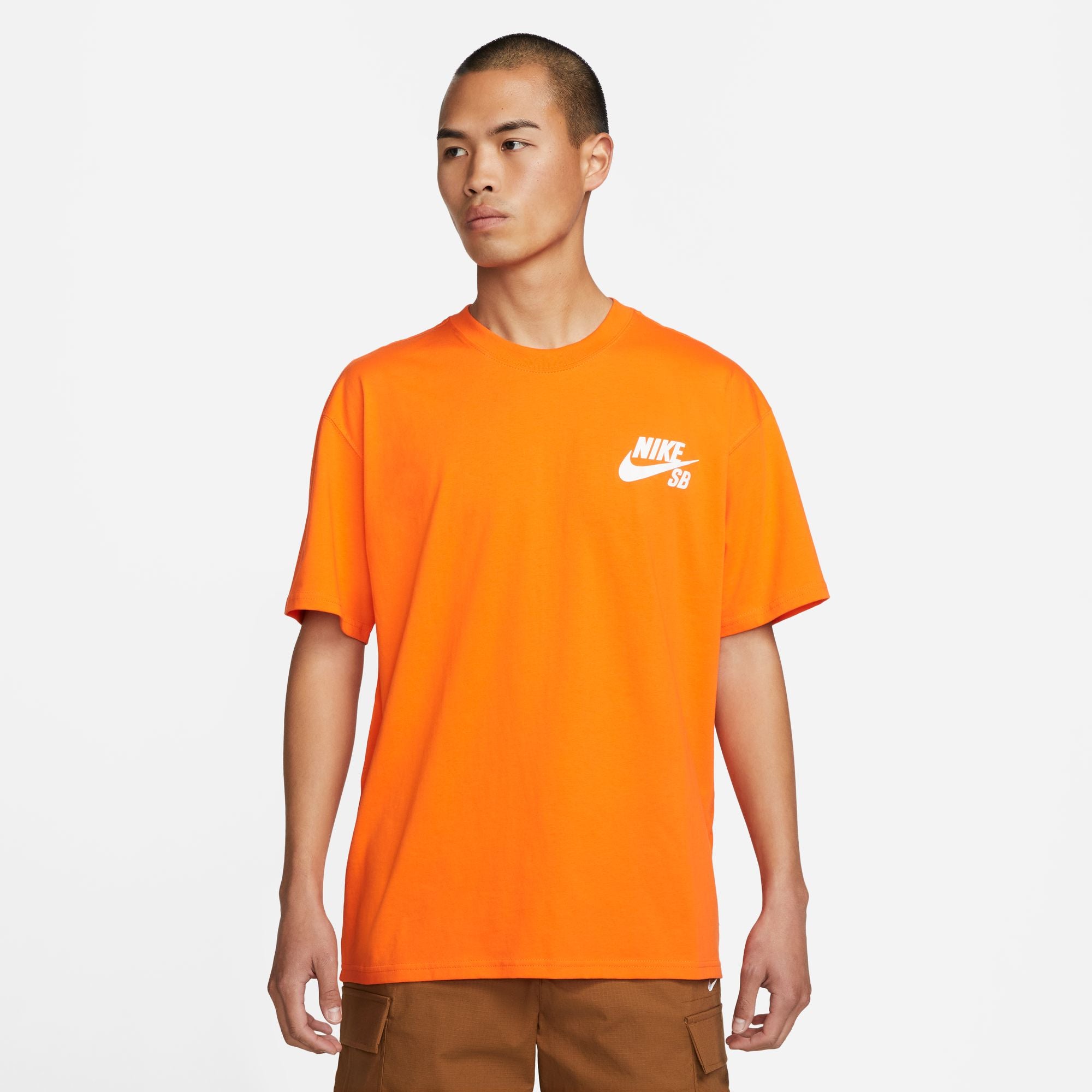 Safety Orange Nike SB Logo T-Shirt