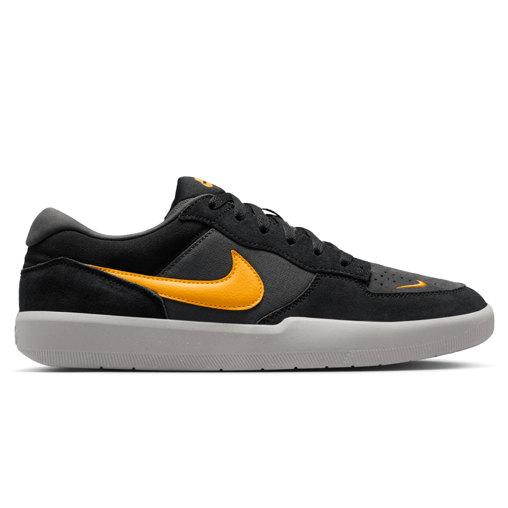 Nike SB Force 58 Skateboard Shoe - Black/University Gold-Anthracite