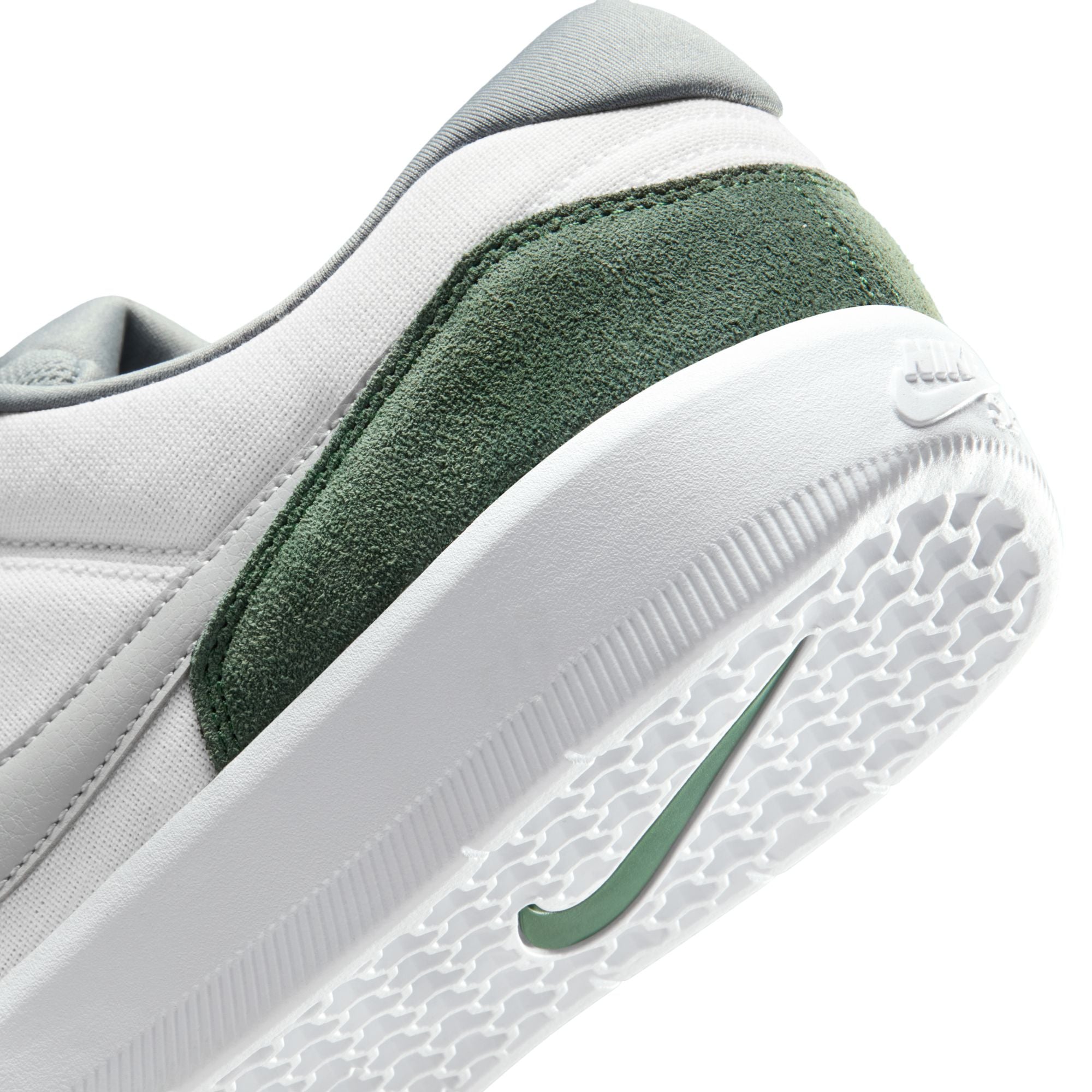 Silver/Fir Force 58 Nike SB Skate Shoe Detail