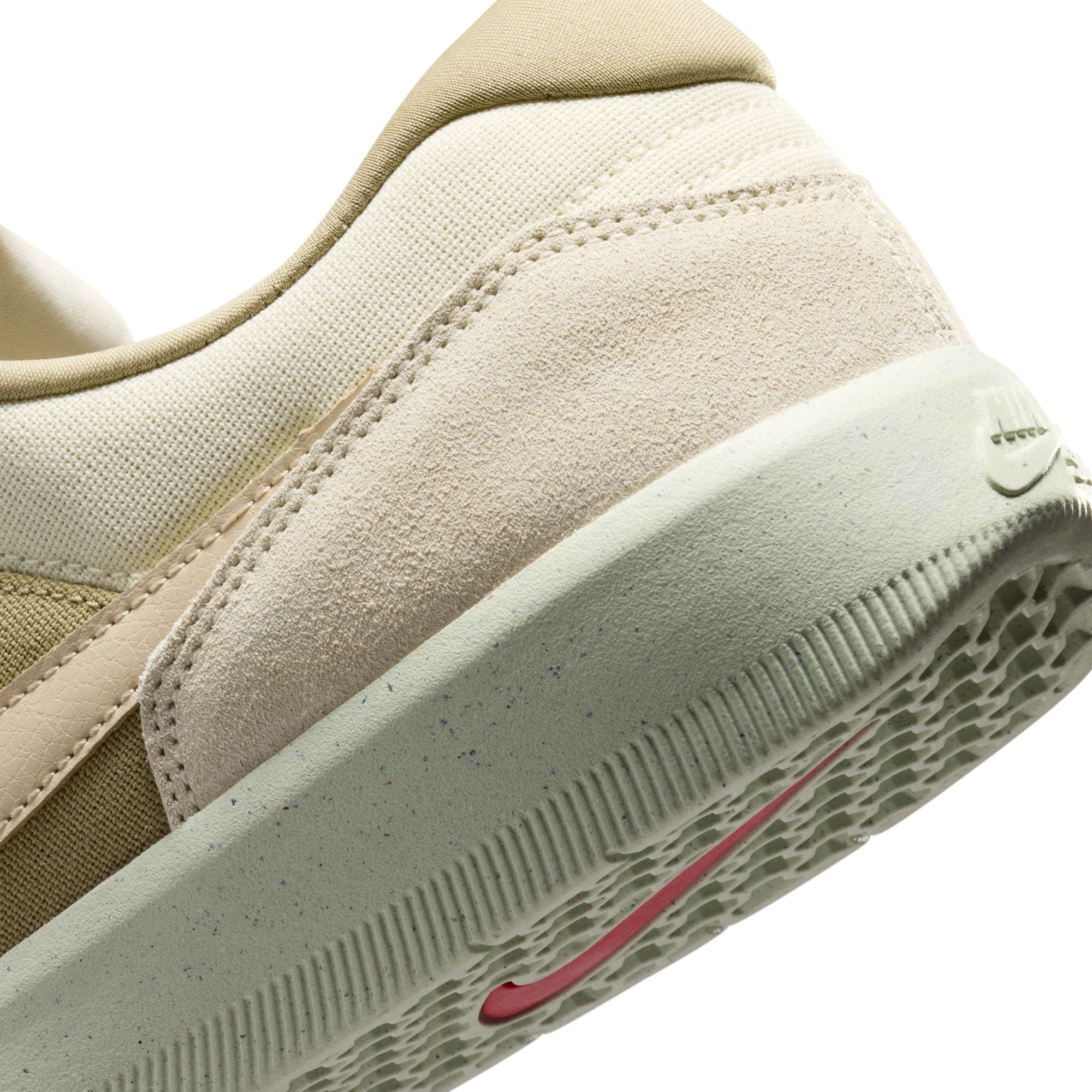 Coconut Milk Force 58 Nike SB Skate Shoe Detail