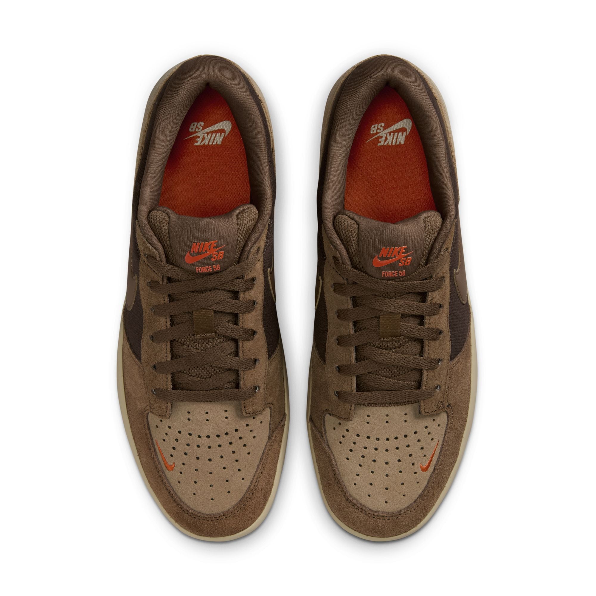 Baroque Brown Force 58 Nike SB Skate Shoe Top