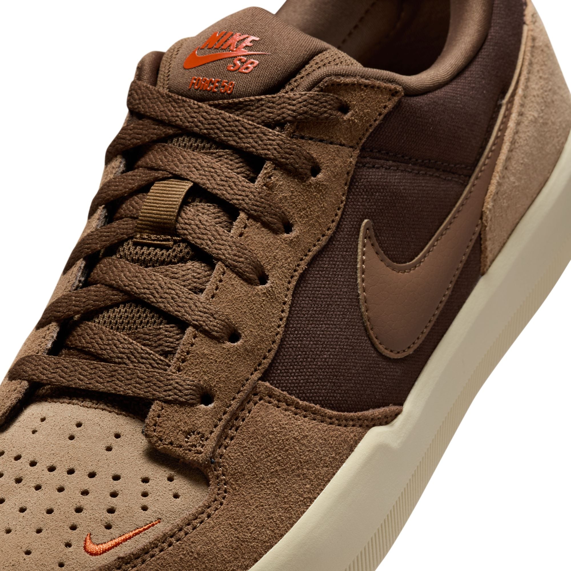 Baroque Brown Force 58 Nike SB Skate Shoe Detail
