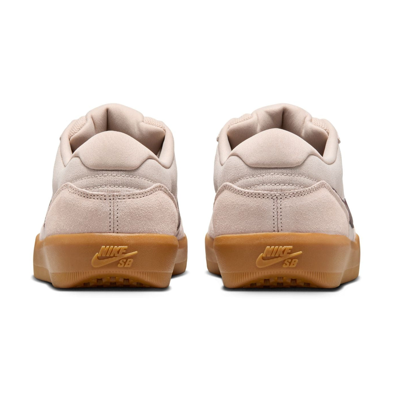 Cream/Gum Force 58 Nike SB Skate Shoe Back